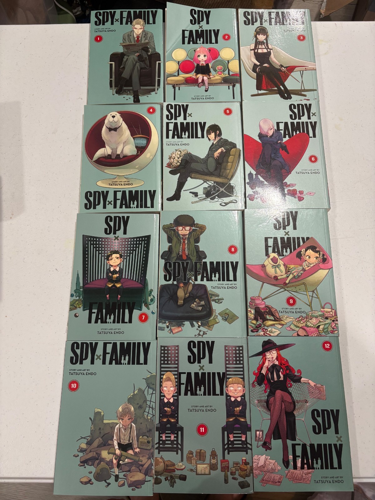 Spy Family Vol 1-12 (Used and Good Condition)
