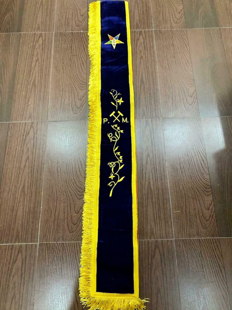 Masonic Past Matron Sash, OES Sashes, Order Of Eastern Star