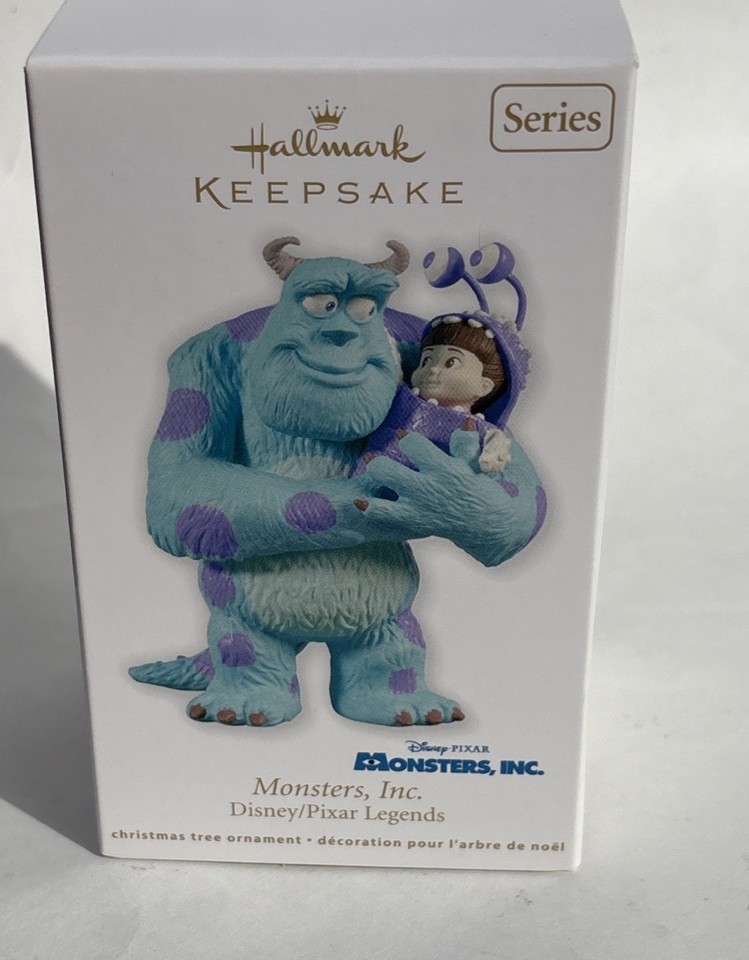 DISNEY 2012 HALLMARK ORNAMENT MONSTERS INC SULLEY & BOO Nib