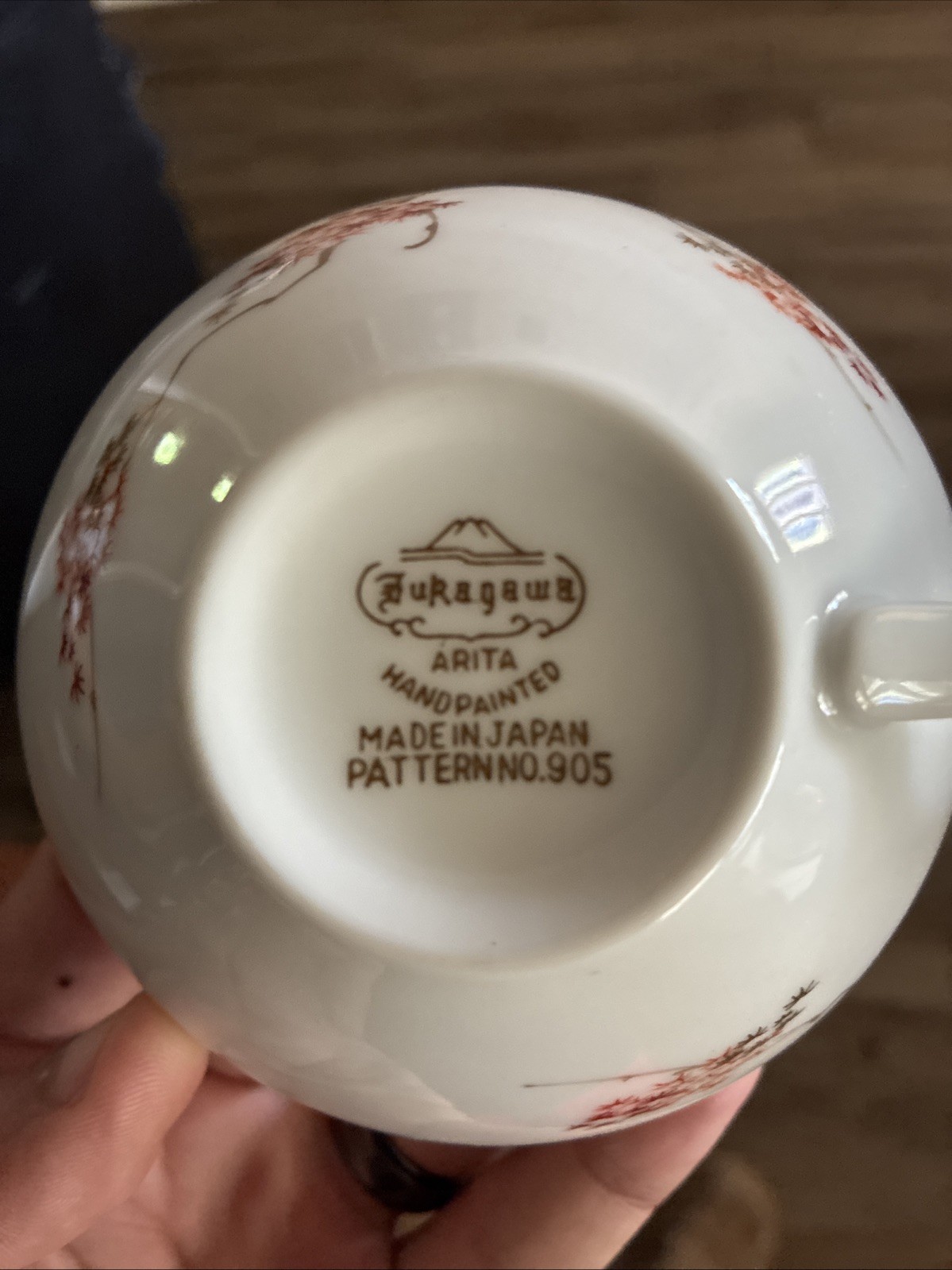 Hand Painted Japanese Saucer Bowls And 3 Tea Cups From Fukagawa Arita Patternio