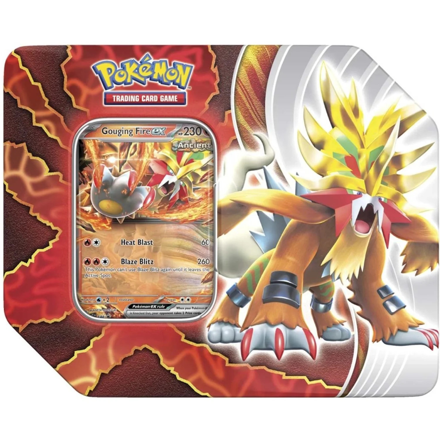Pokemon TCG: Scarlet & Violet - Paradox Destinies Tin [Gouging Fire EX]
