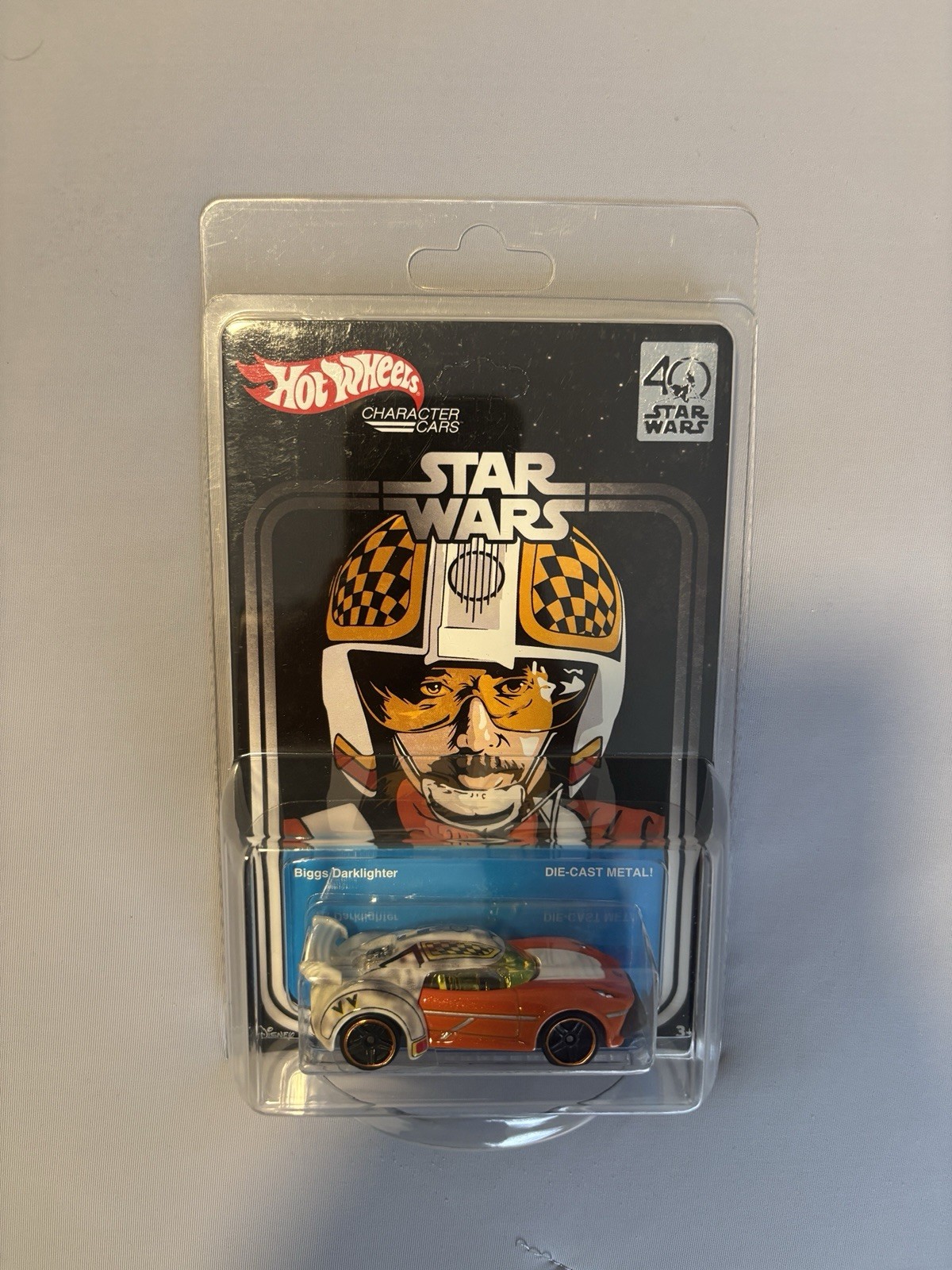 Hot Wheels Star Wars Biggs Darklighter 40th Anniversary Character Car