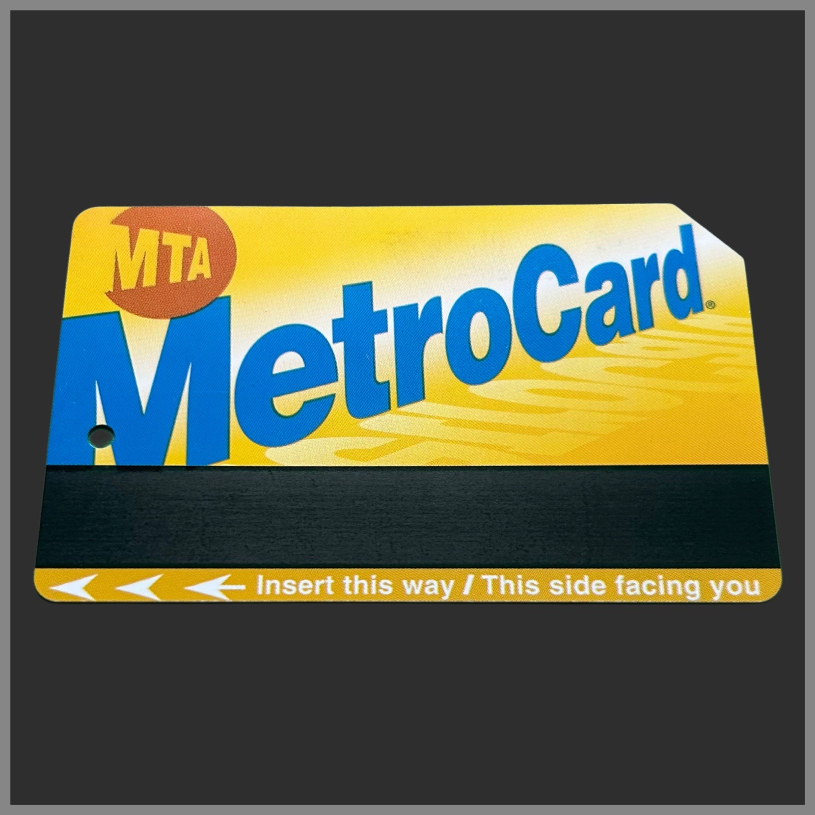 MTA NYC Iconic Subway MetroCard Collectible. 