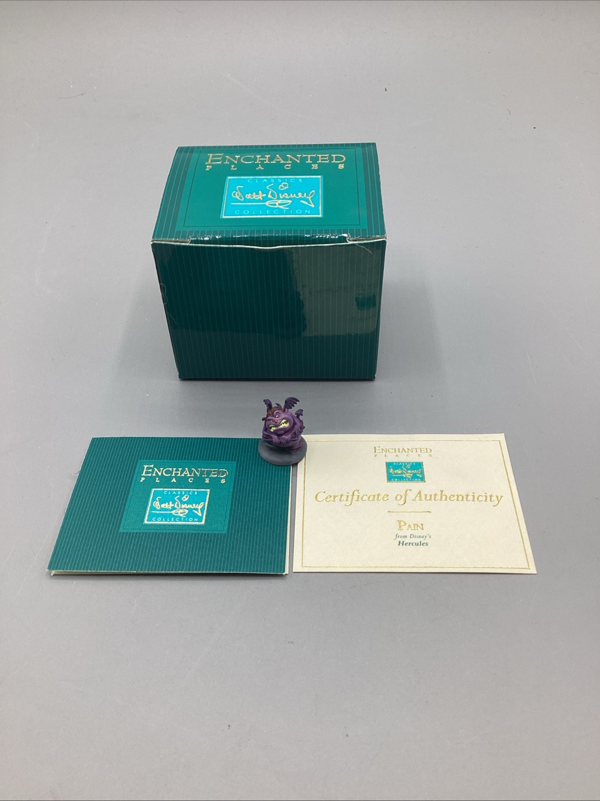 NOS WDCC Disney Pain Enchanted Places Miniature Figurine From Hercules *RARE*