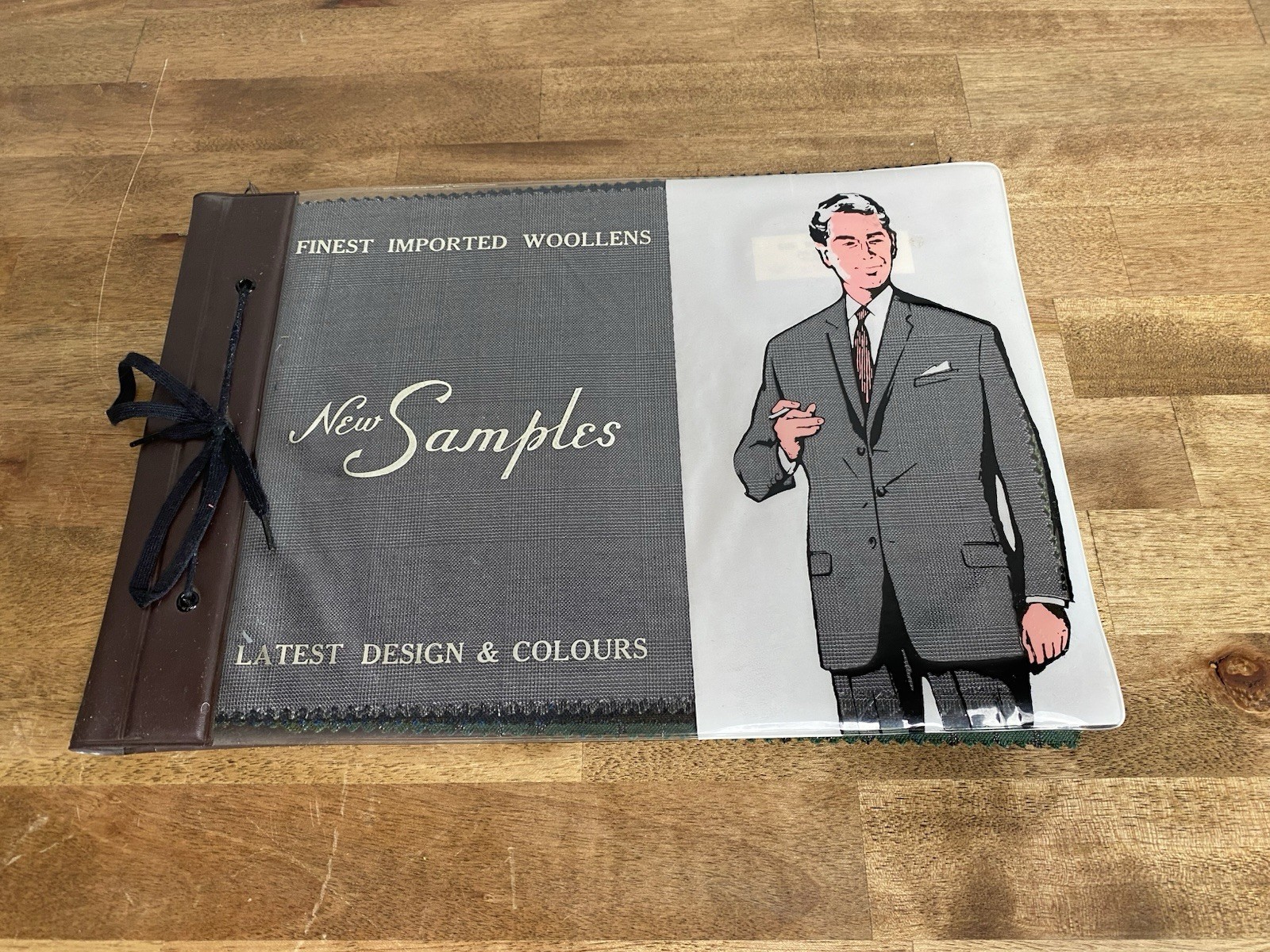 Vintage Tailor's Fabric Sample Men's Suit Sample Book - Finest Imported Samples