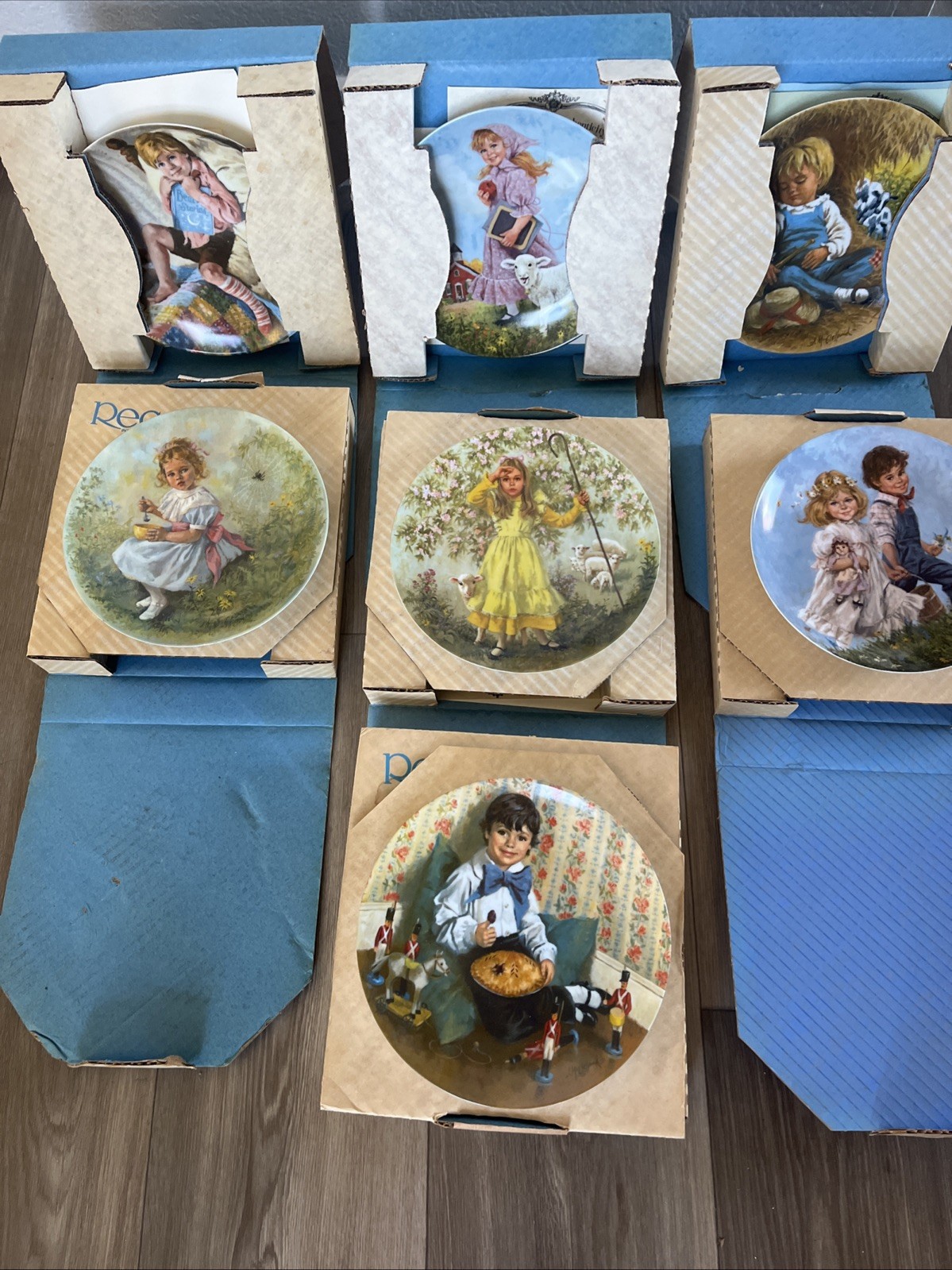 Reco International Collector Plates Set Of 7