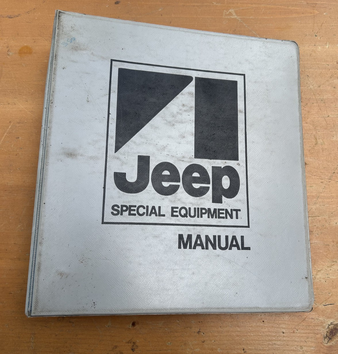 Vintage JEEP SPECIAL EQUIPMENT MANUAL Original Catalog Binder