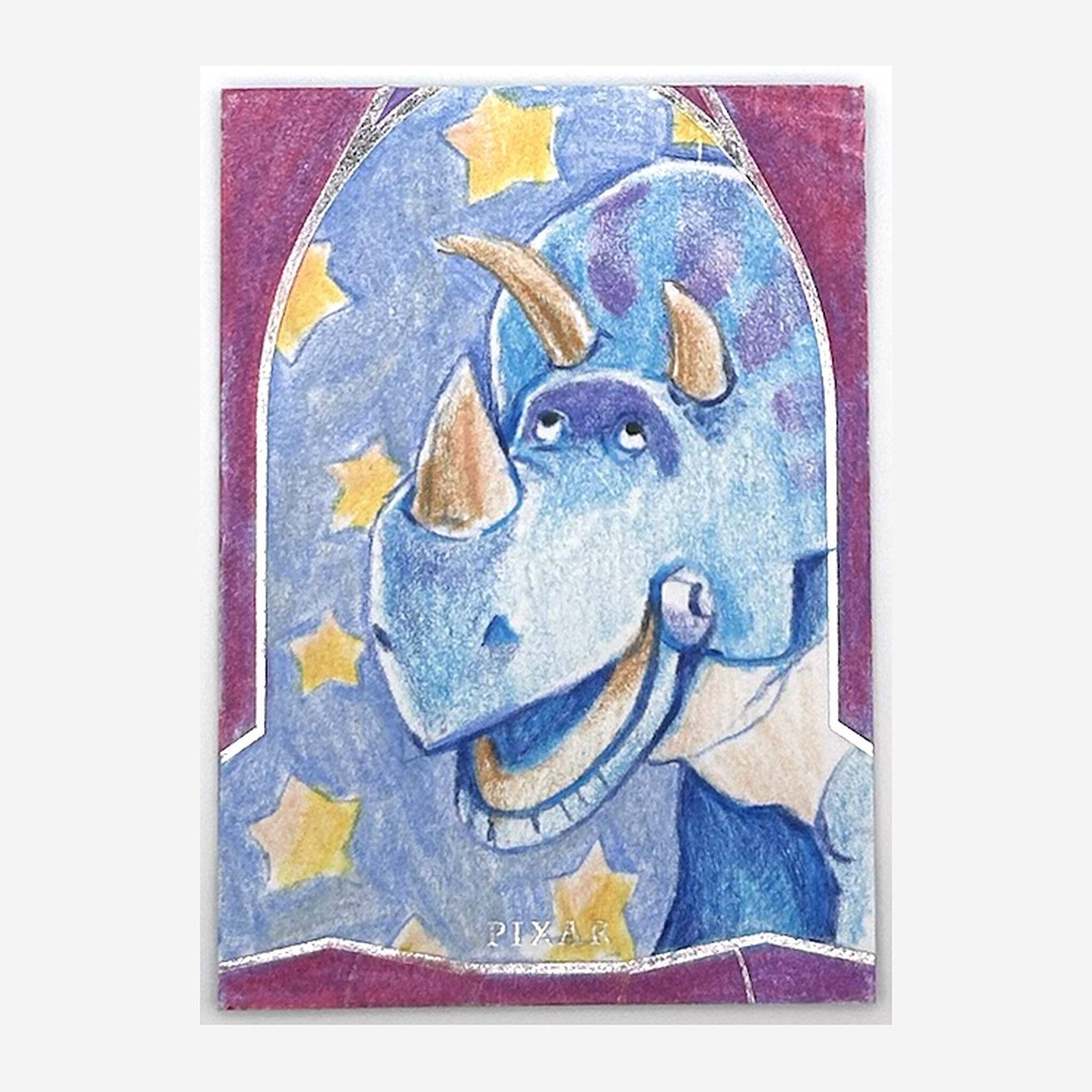 2025 Topps Toy Story 30 Years & Beyond Trixie Sketch Card 1/1 by Jason D. Rodrig