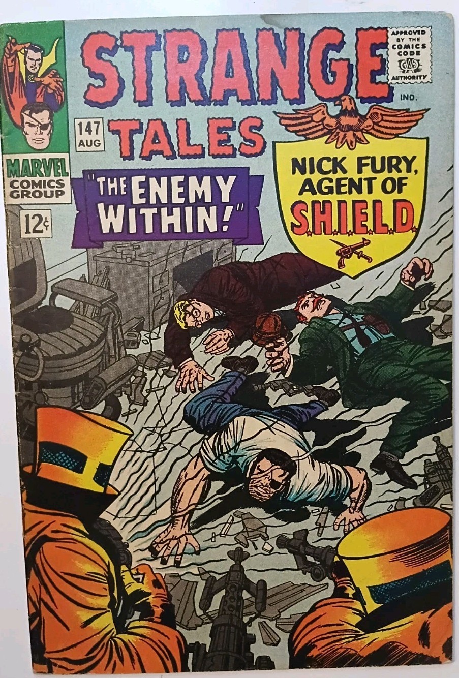 Strange Tales 147 1966 Marvel Comics VG 4.0 Dr. Strange 1st App Kaluu Nick Fury
