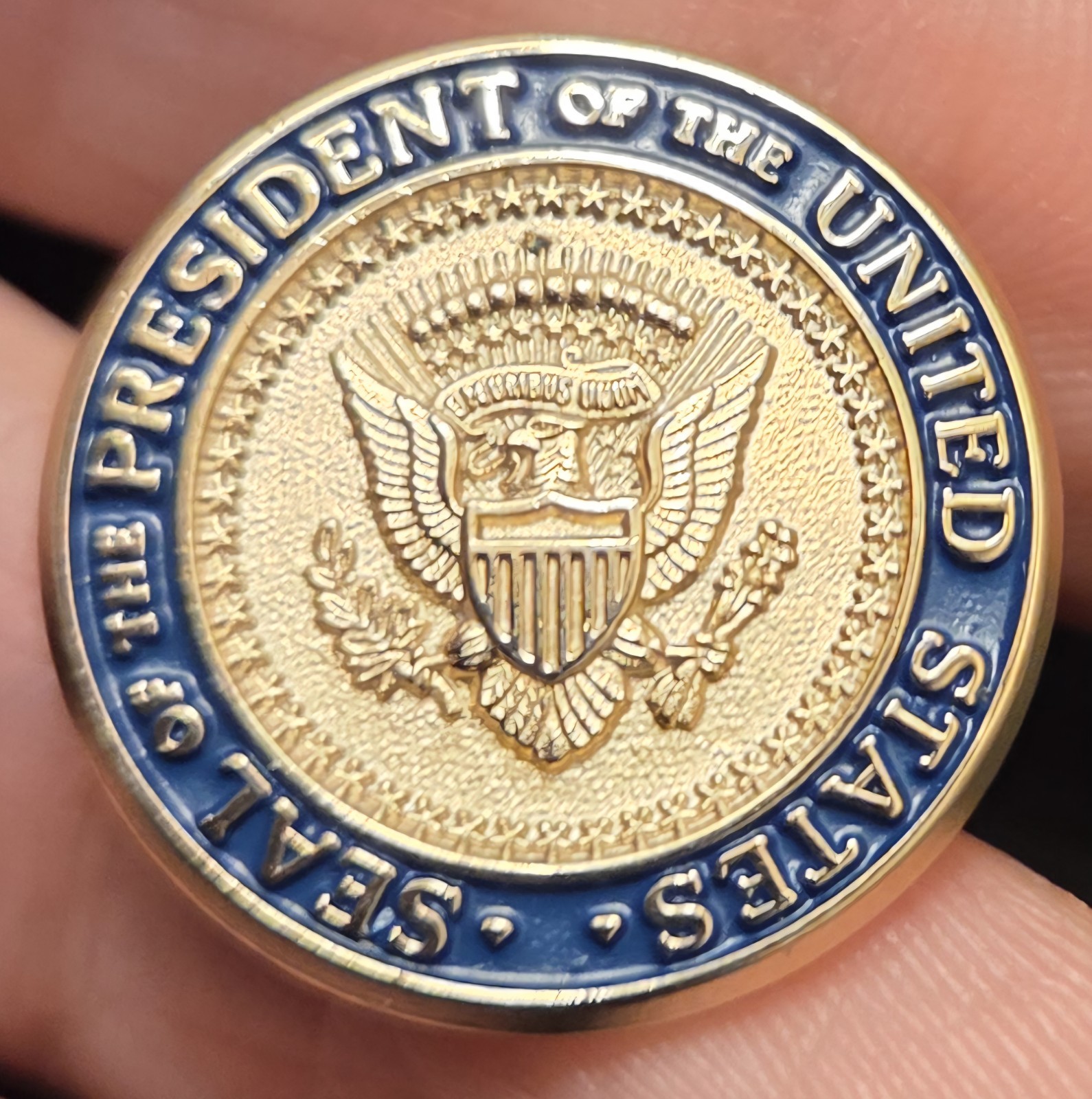 Vintage Presidential Seal Lapel Tie Pin Gerald Ford