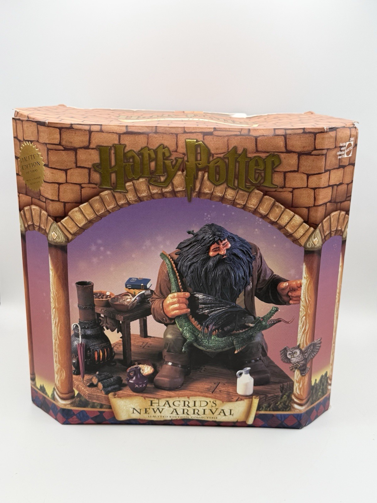 Sealed Mattel Harry Potter HAGRID'S NEW ARRIVAL Ltd Ed STATUE New NIB 3288/5000