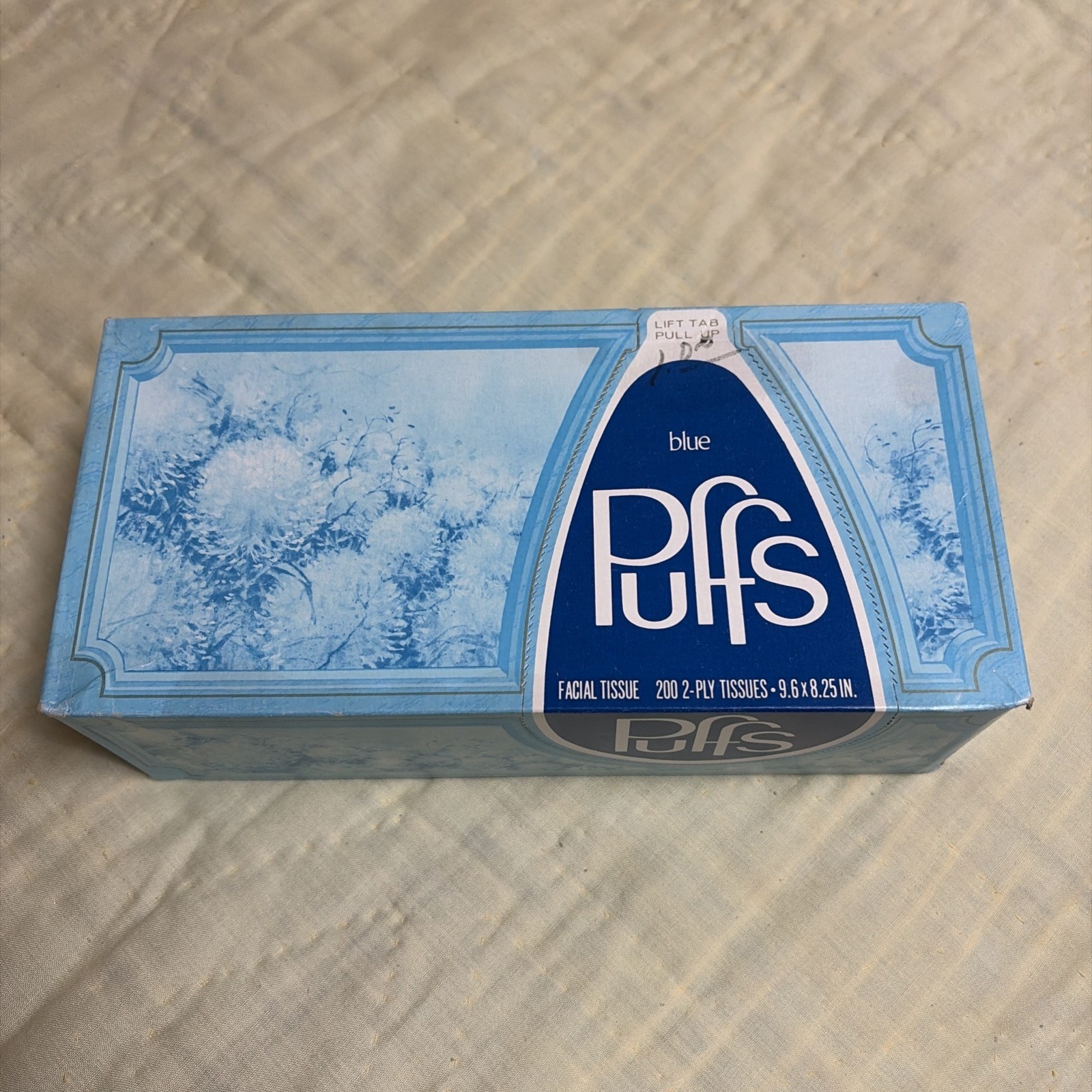 Vintage Puffs Blue Facial Tissues Still Sealed