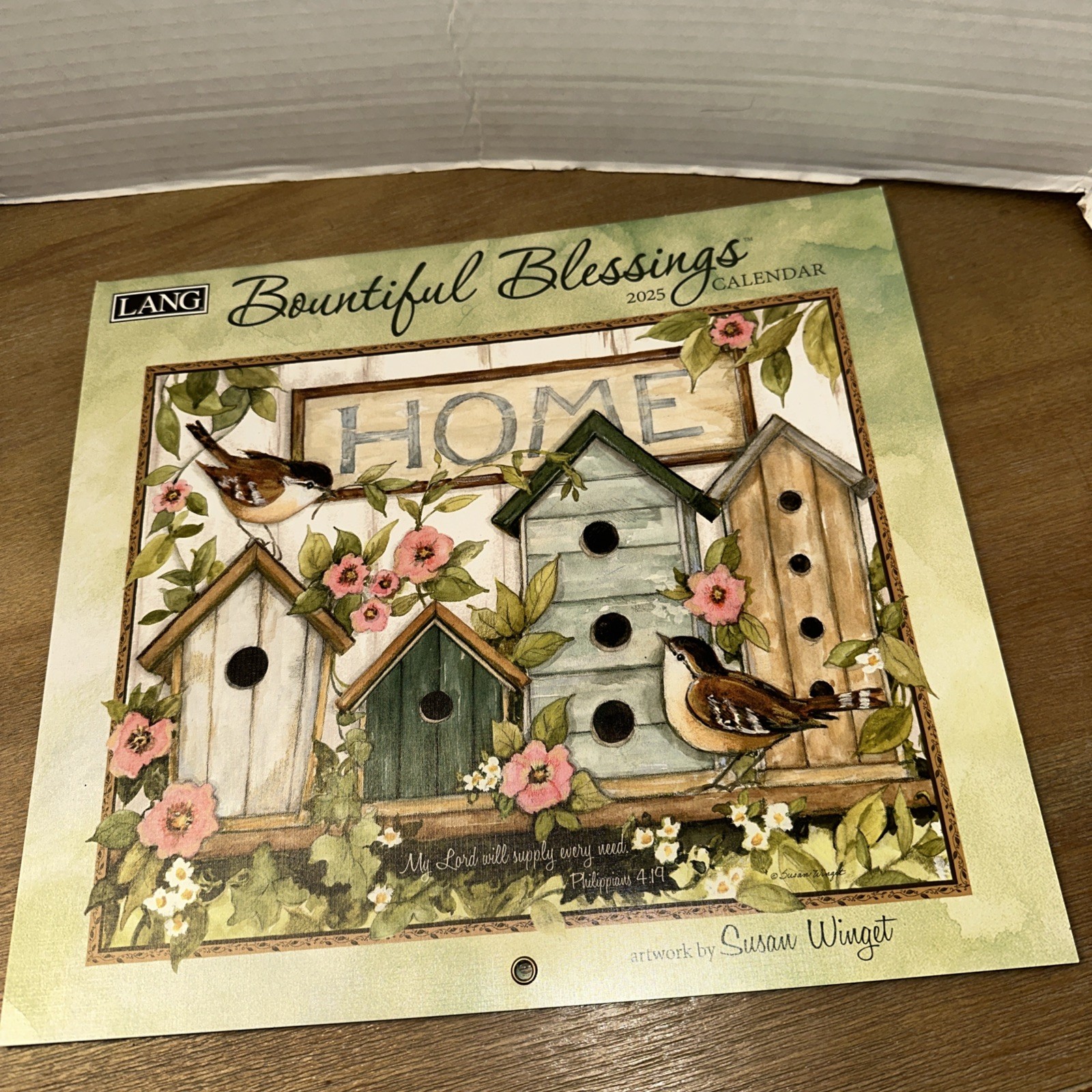 Wells Street by Lang,  Beautiful Blessings 2025 Wall Calendar by Susan Winget