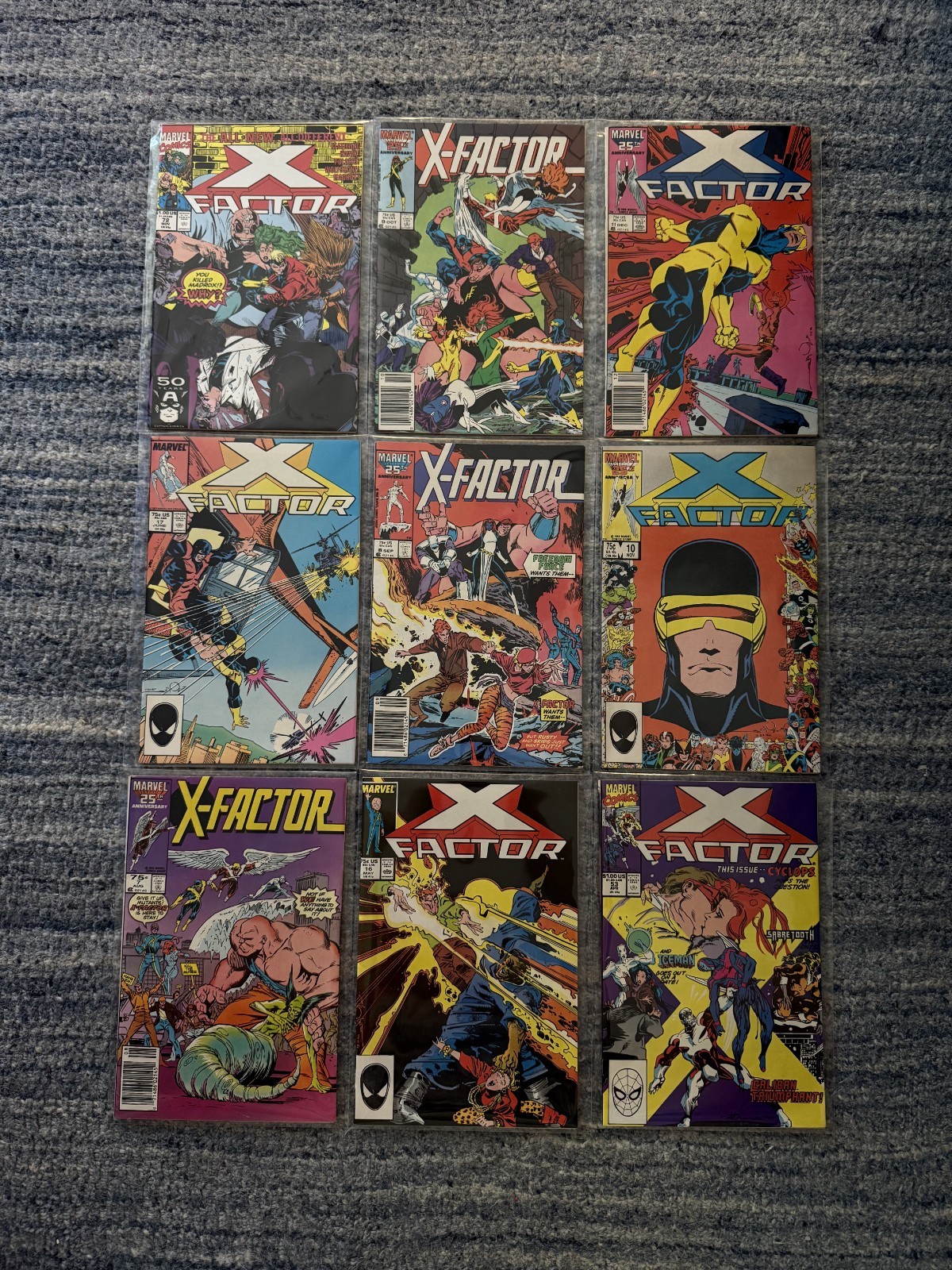 Marvel X-Factor Comic Book Lot 60+ Issues X-Men X-Force Annuals 1980s 1990s