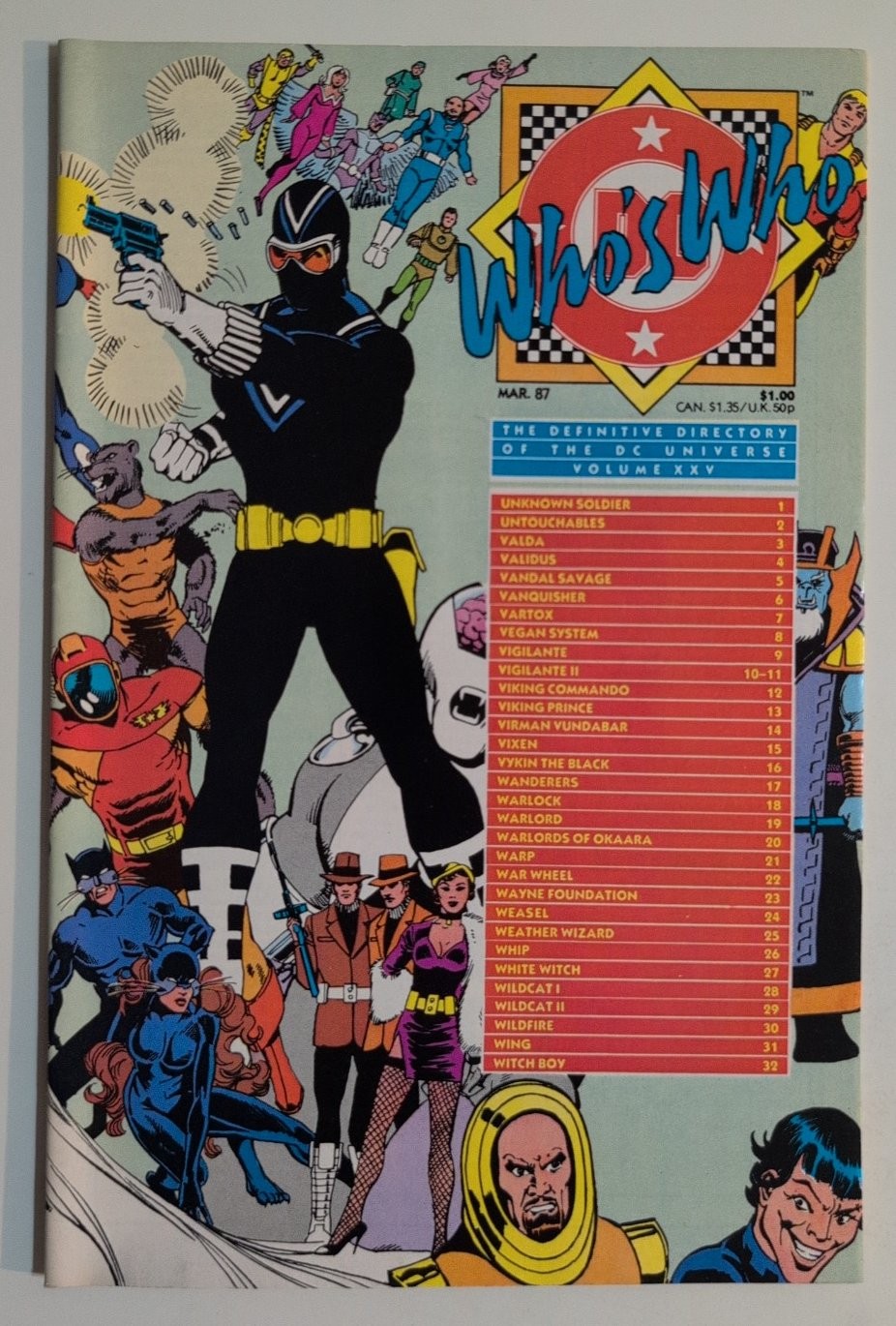 Who's Who: The Definitive Directory of the DC Universe #25 DC Comics 1987