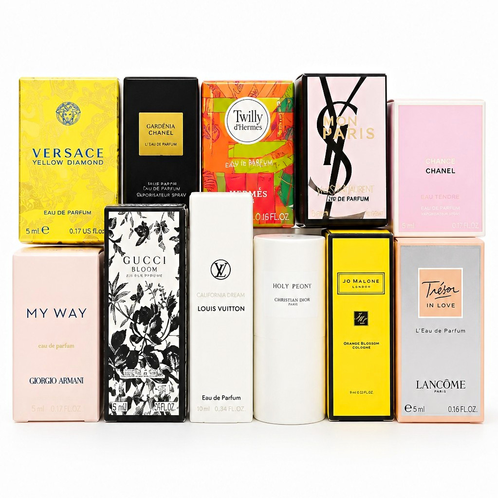 Assorted Designer Perfume Miniature Set in Boxes (12pcs)
