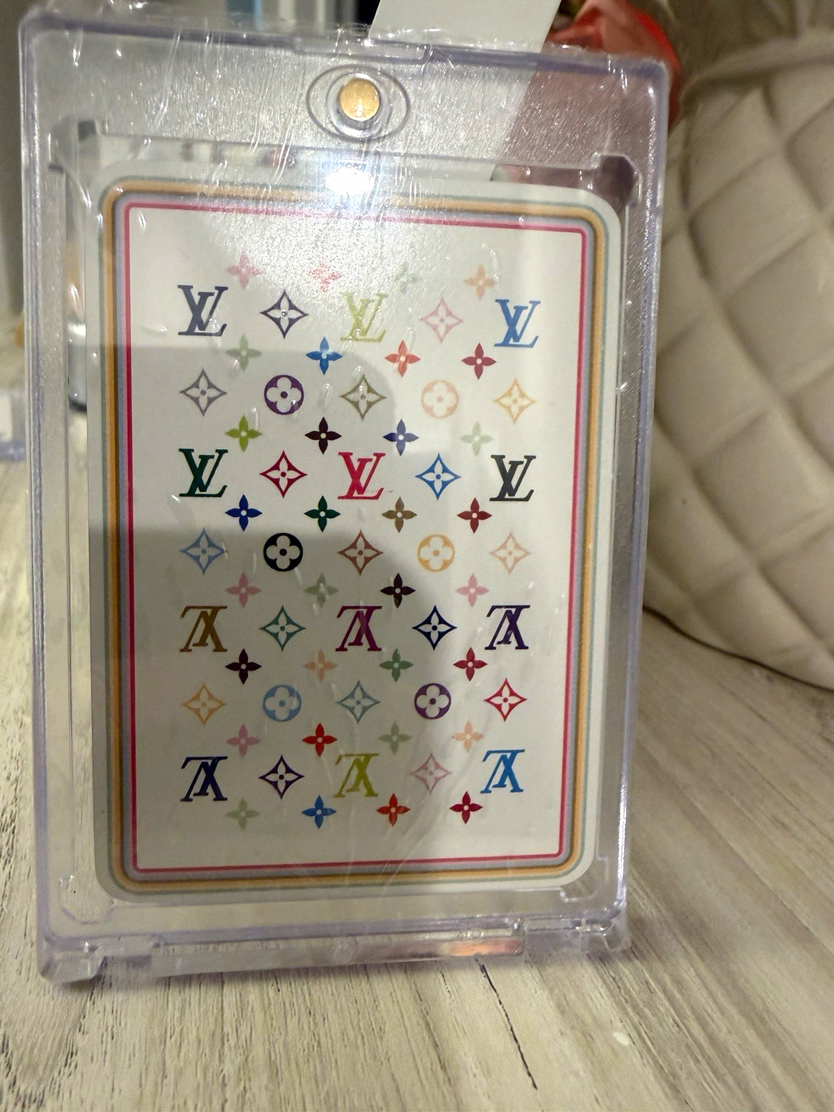 Louis Vuitton Monogram Collectible Playing Cards in Protective Plastic Case
