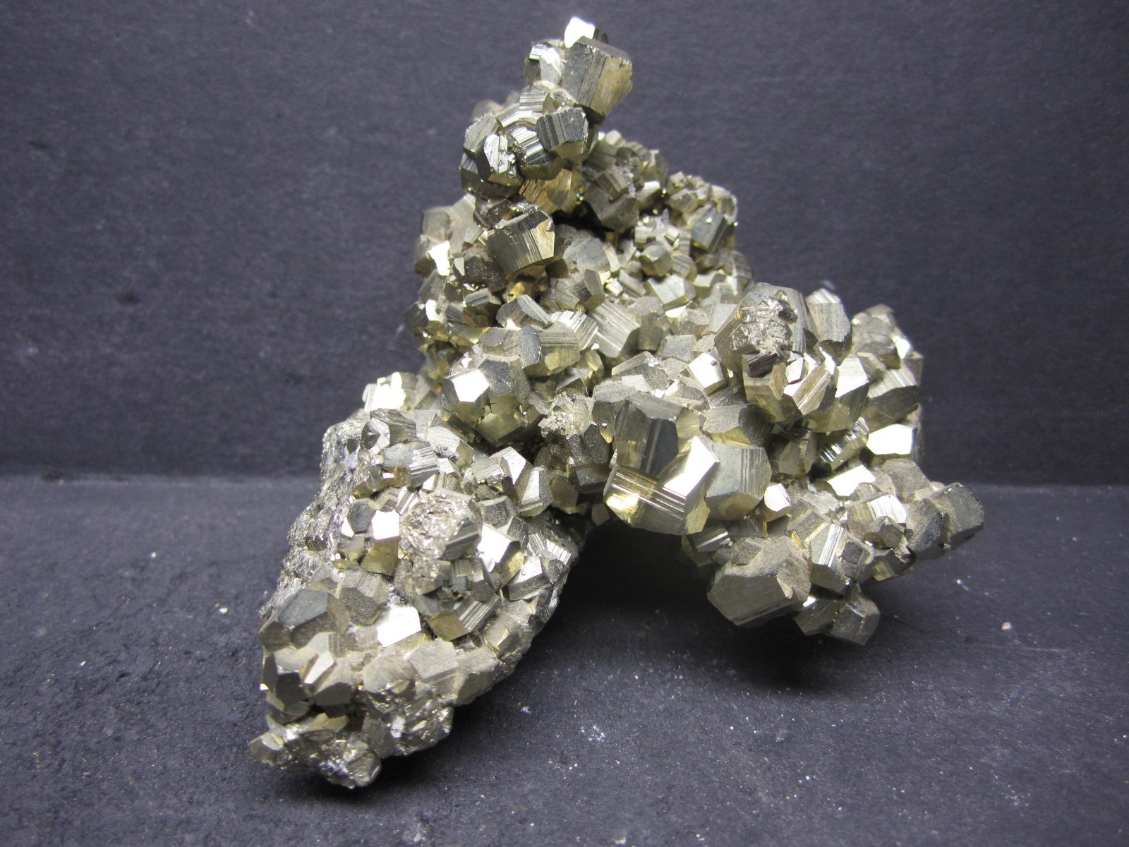 Pyrite Crystal Cluster, Huanzala Mine, Peru #1