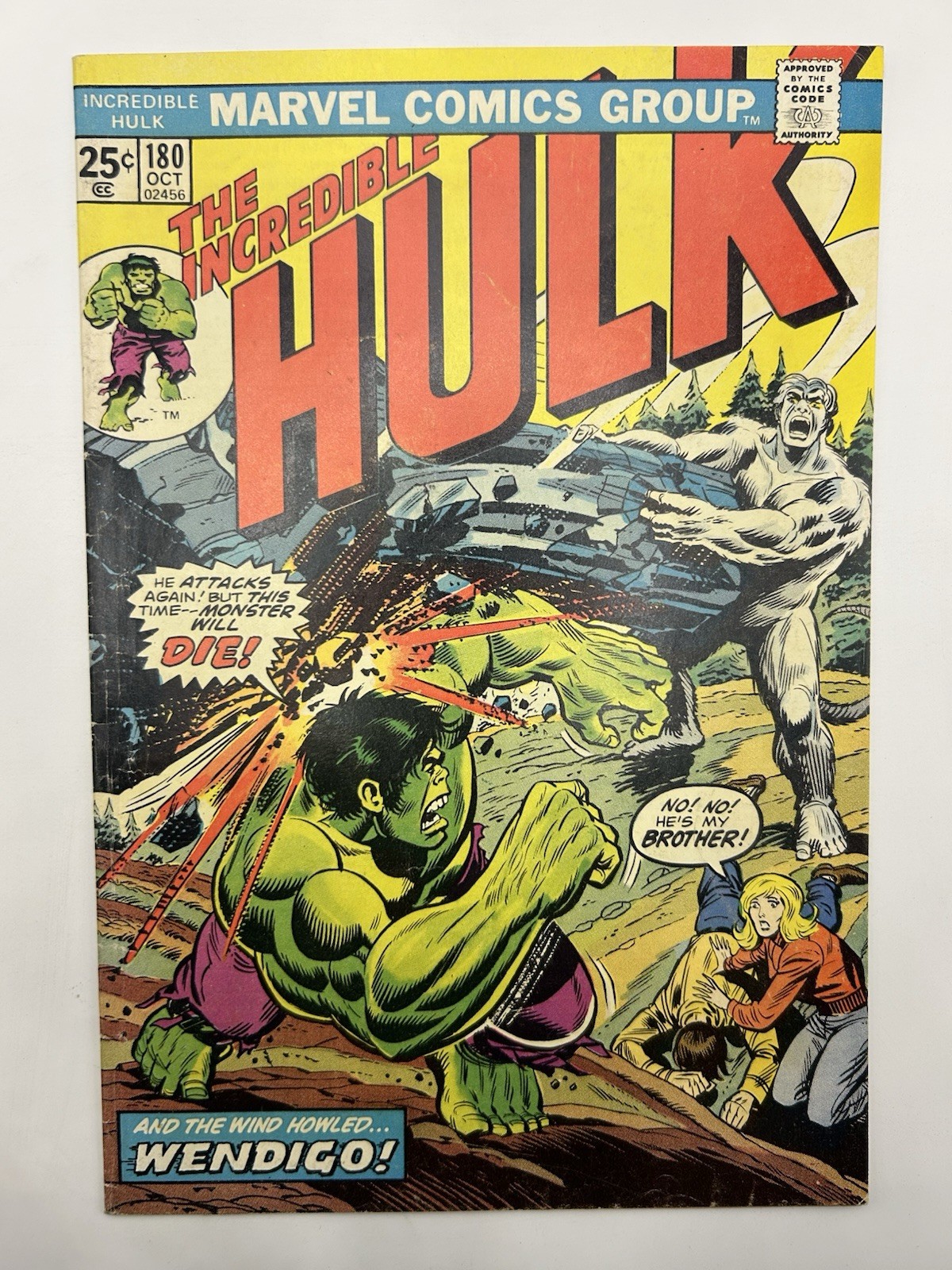 Incredible Hulk #180 (1974) Marvels 1st Wolverine Cameo (Check Description)