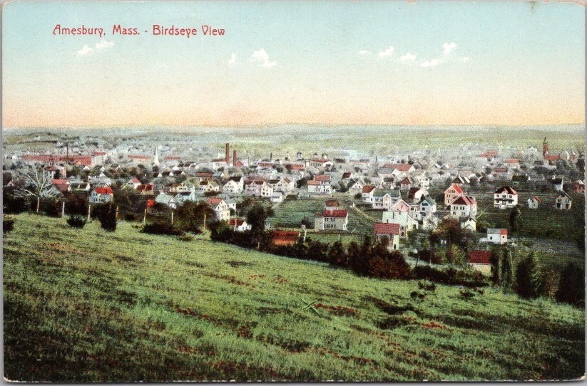 c1910s AMESBURY, Massachusetts Postcard 