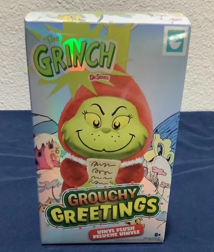 NEW 2026 Happy Haul GRINCH GROUCHY GREETINGS Blind Box Vinyl Plush Bag Clip