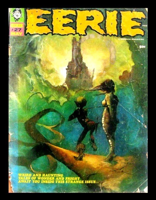 EERIE MAGAZINE #27, (1966) MAY 1970, VAUGHN BODE’ & JEFF JONES, HORROR & SCI-FI