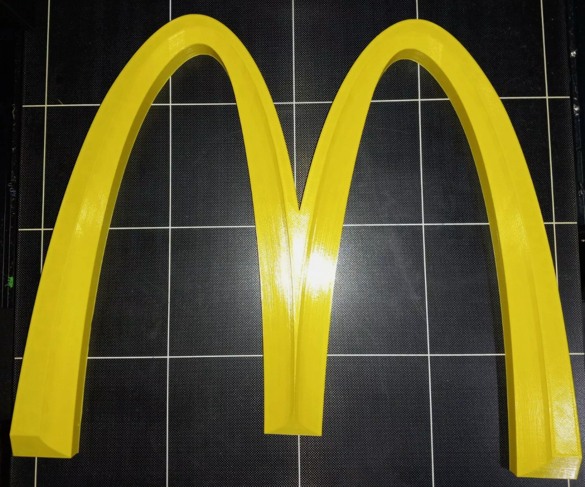Professional McDonald’s Big “M” 3D Advertising Sign Golden Arches 8\