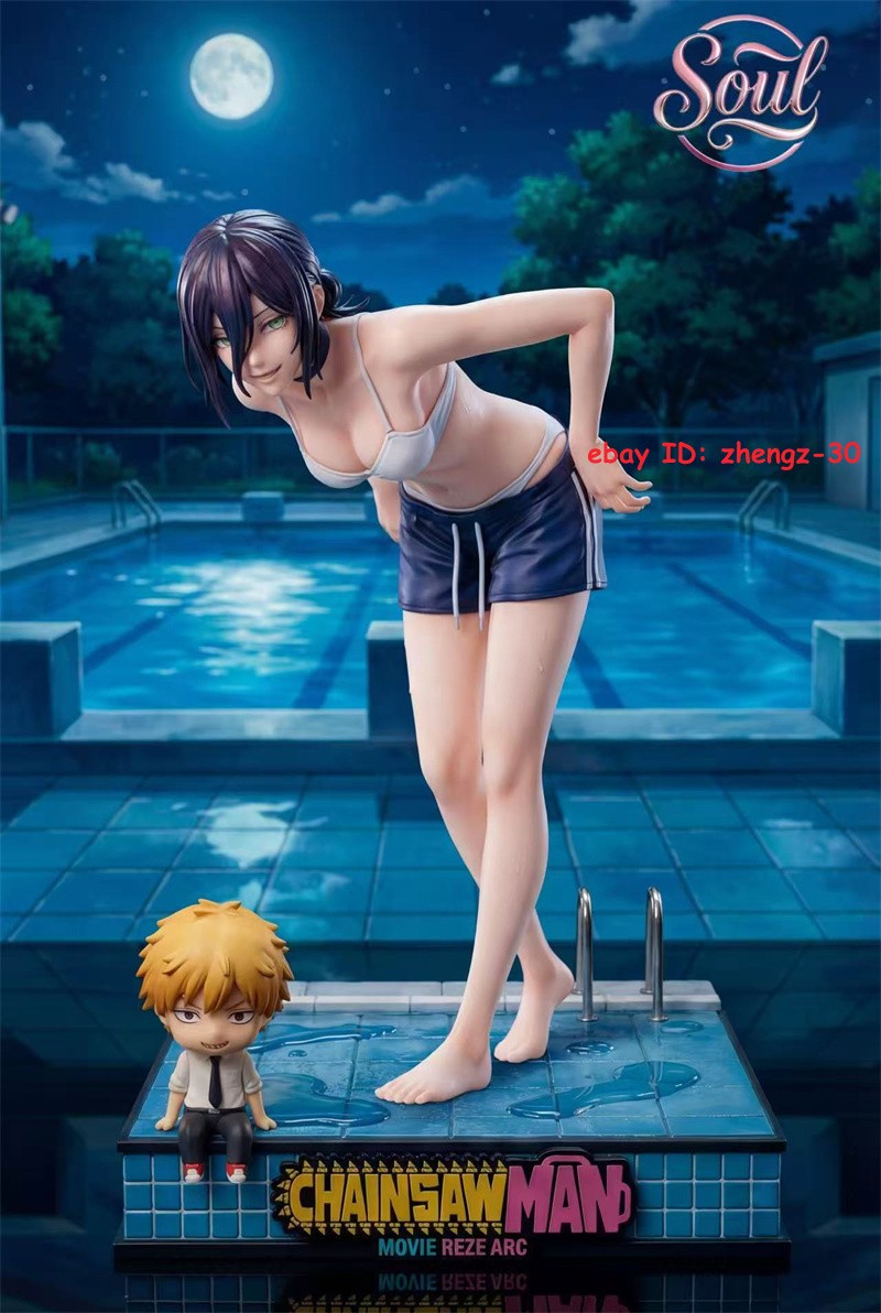 H17CM Soul Studio 1/6 Chainsaw Man Reze Statue Painted Figure Collectible Gift