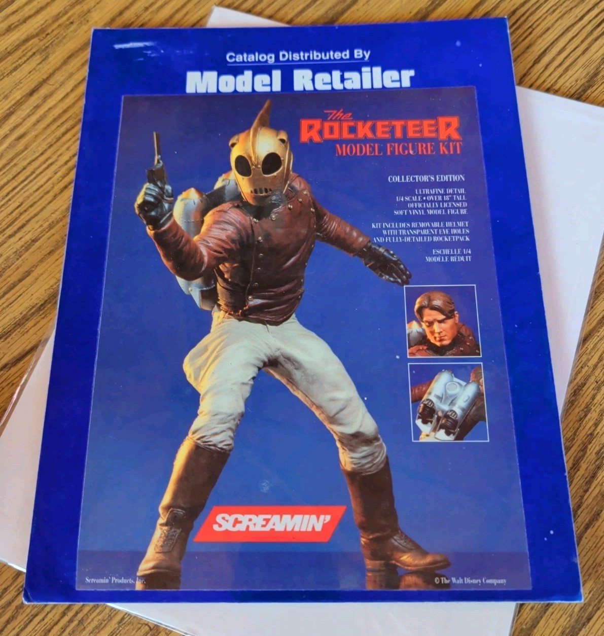 RARE Screamin' Horror Vintage The Rocketeer - Store Display Standalone Table Top