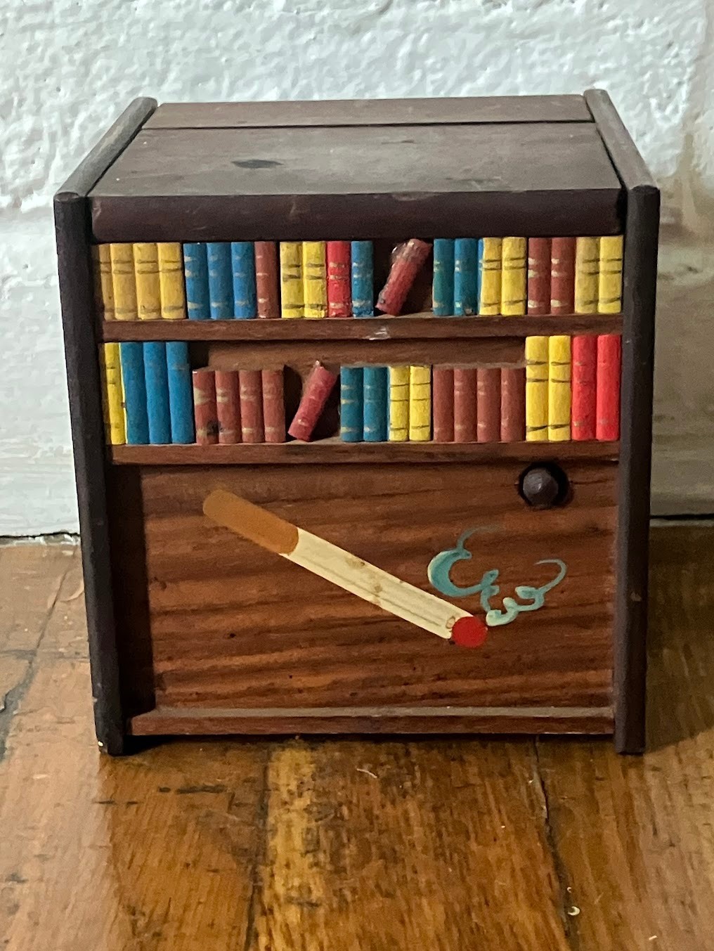 Vintage Mechanical Cigarette Dispenser Musical Box Japan 