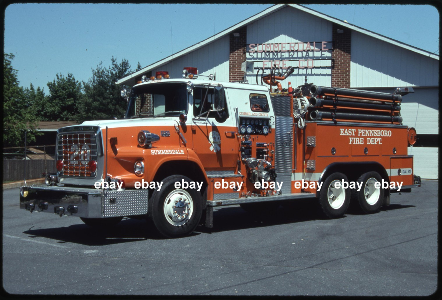 Summerdale FC East Pennsboro Twp PA Ford L Van Pelt pumper Fire Apparatus Slide