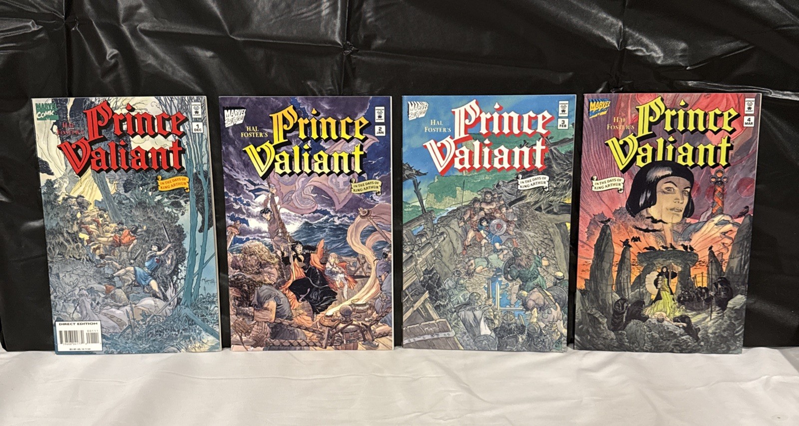Prince Valiant: In the Days of King Arthur Complete #1-4 (Marvel Comics)