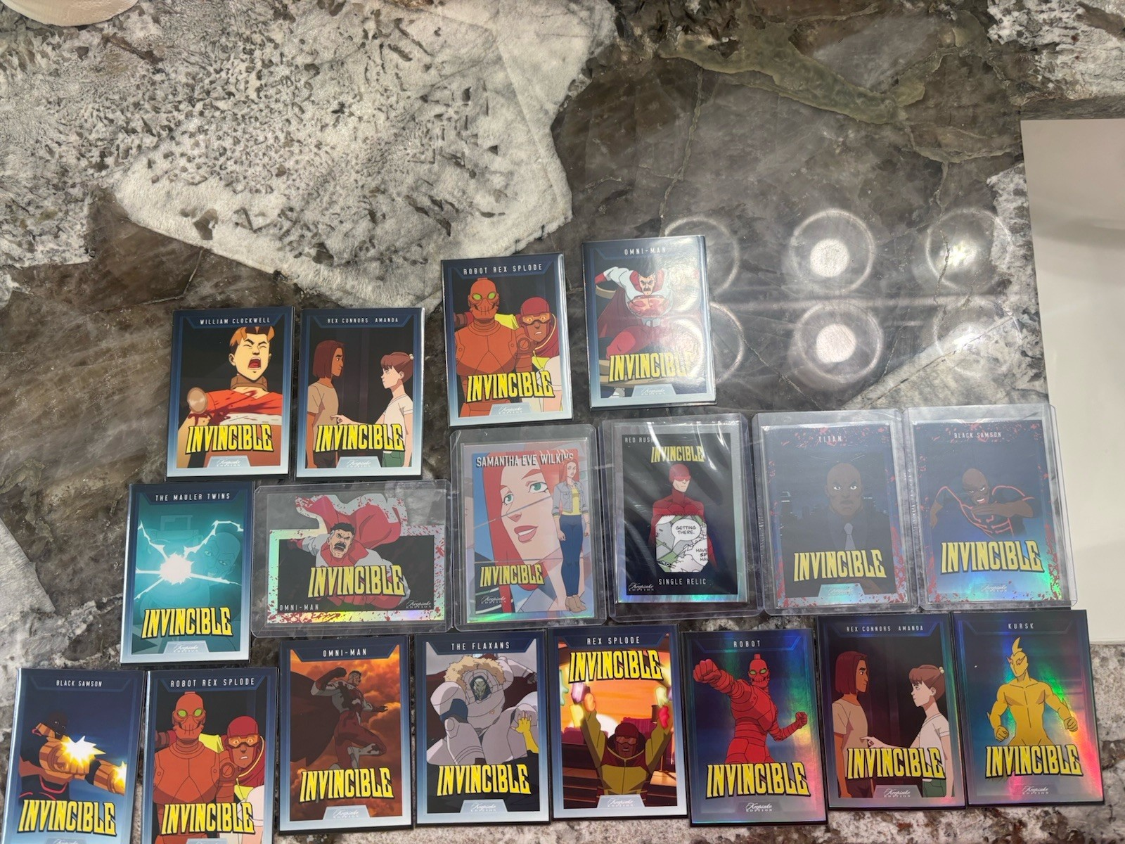 Invincible Keepsake Card Lot(PLEASE READ THE DESCRIPTION )
