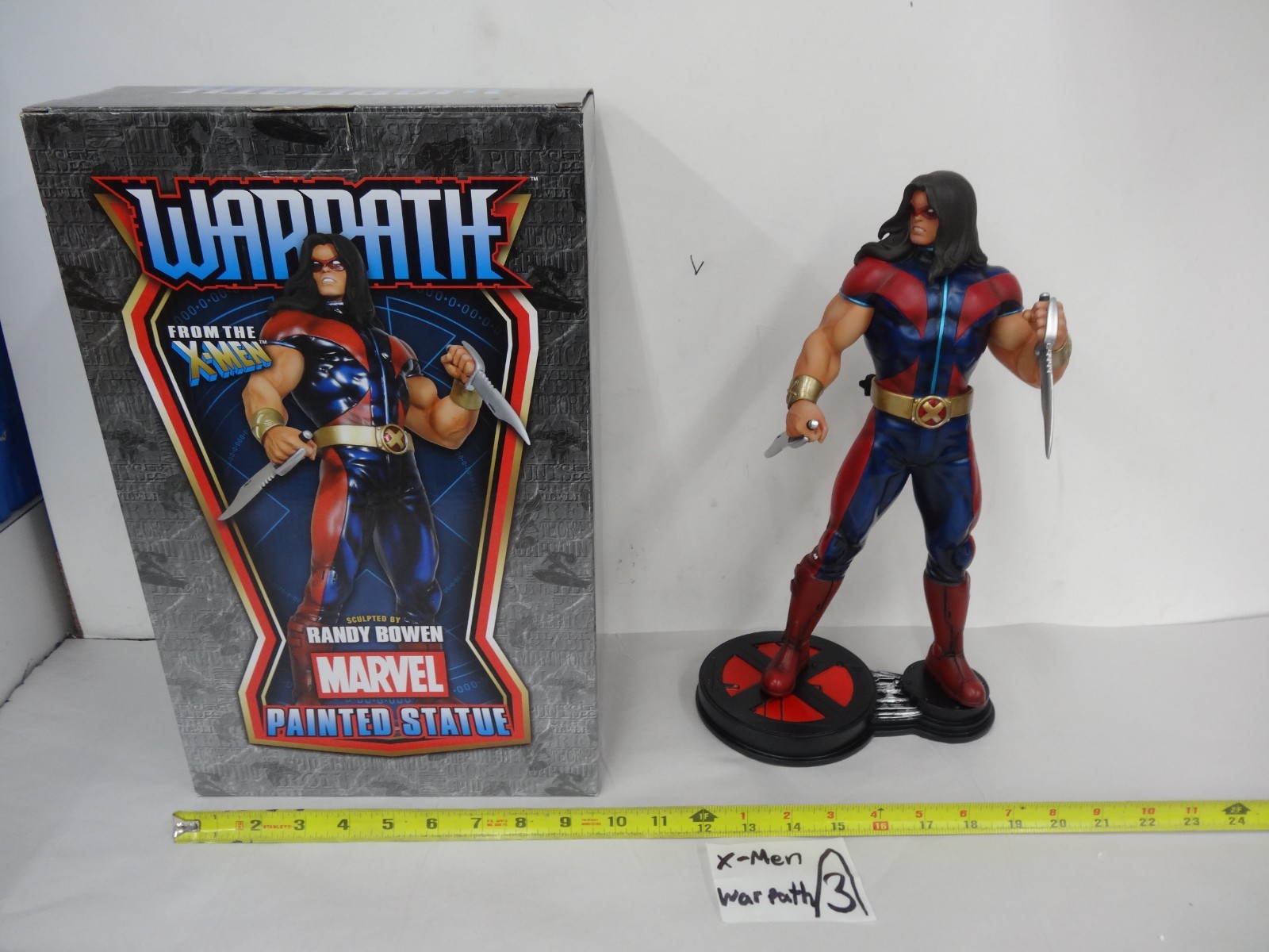 Warpath from the X-men Randy Bowen Painted Statue 2012 numbered #270