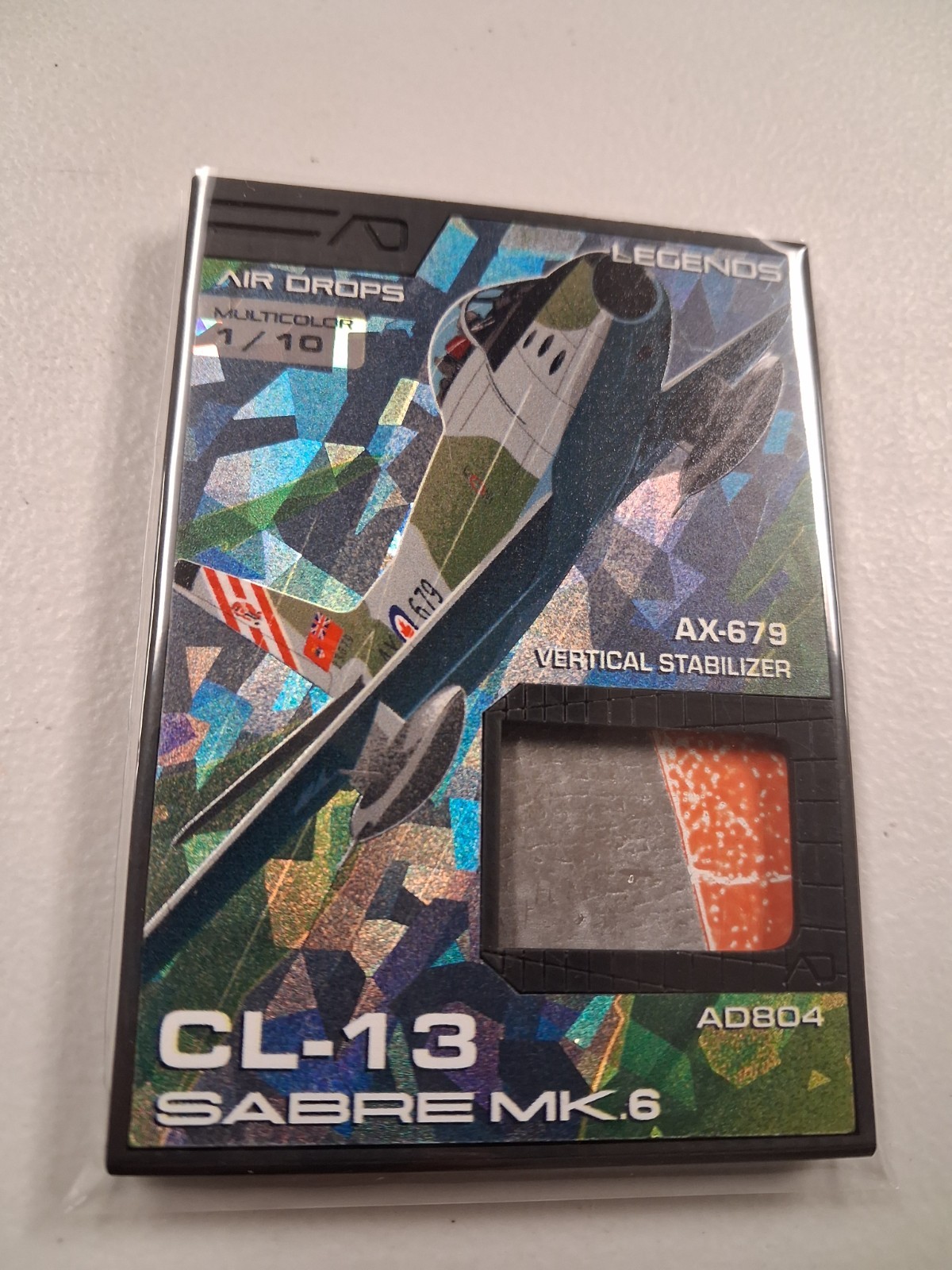 1 Of 10 Rare Multicolor CL-13 Sabre -Genuine Skin Jet Eyes Air Drop / Air Drops