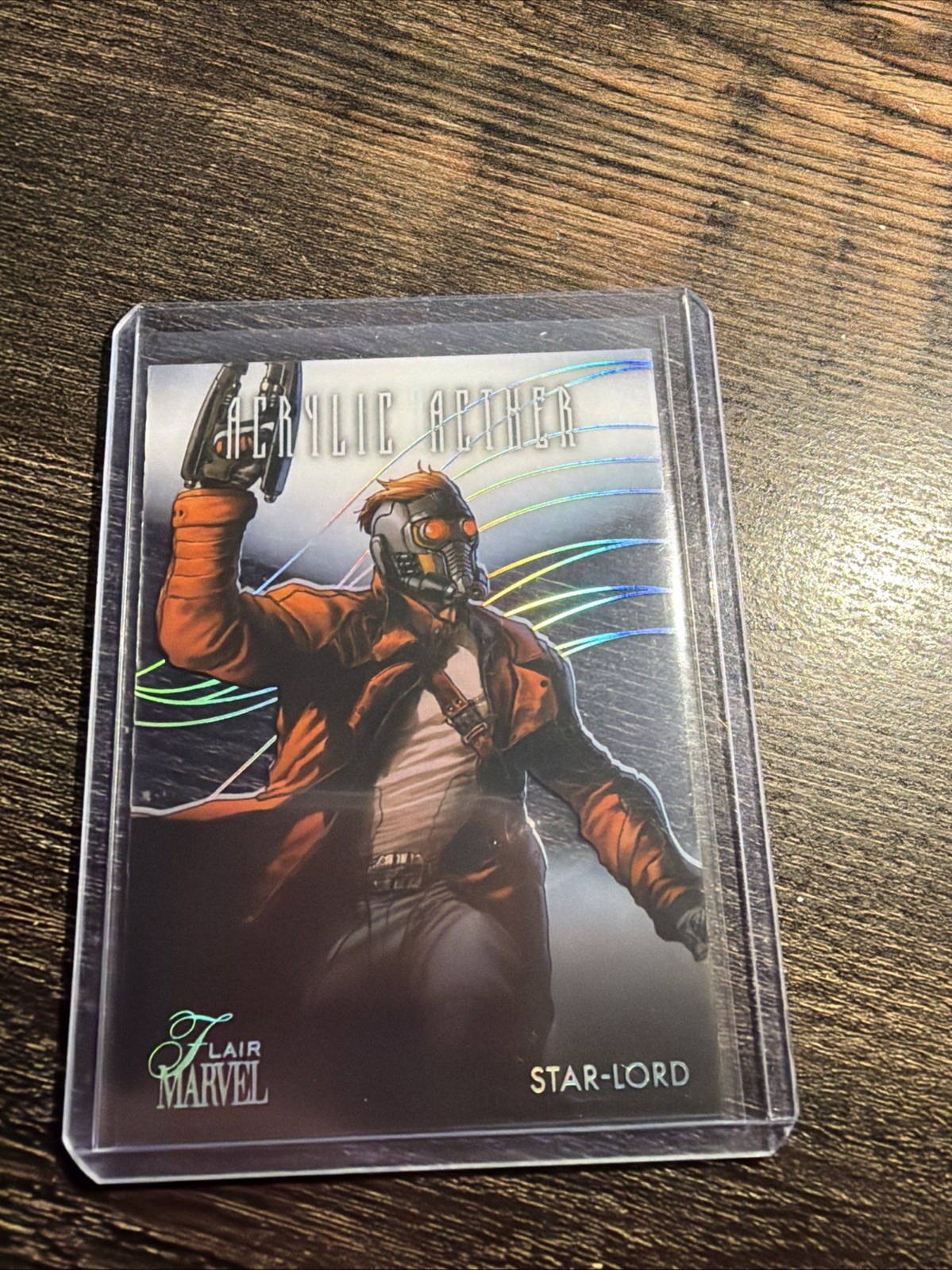 2024 Upper Deck Marvel Flair Star-Lord Acrylic Aether