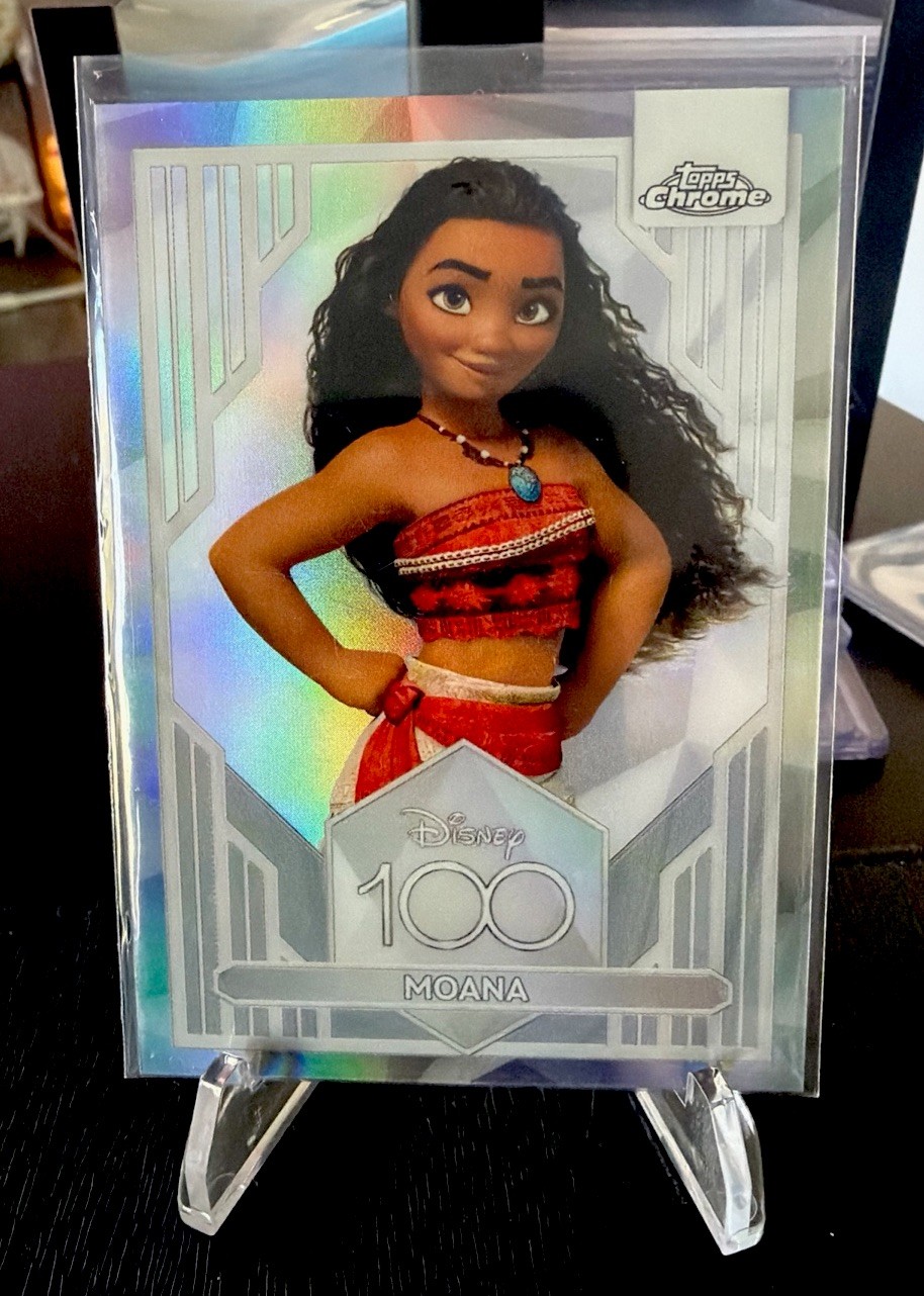 2023 Topps Chrome Disney 100 Silver Refractor - Moana #2