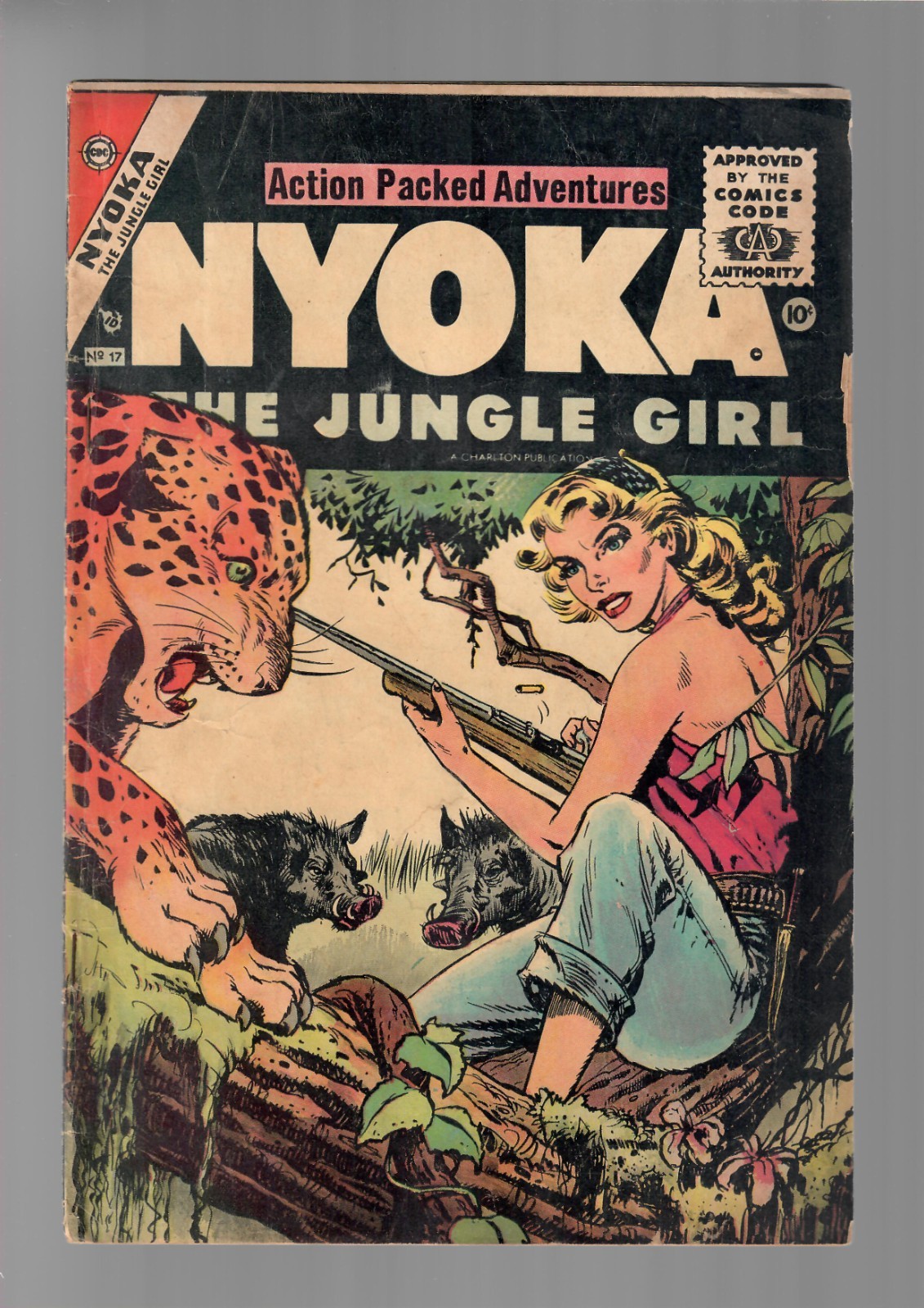 Nyoka The Jungle Girl #17 - Charlton - 1956 - GD/VG 3.0