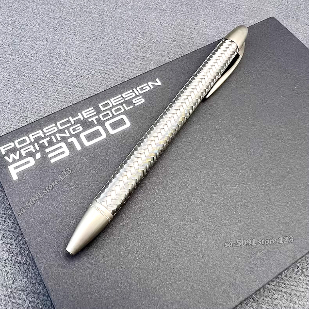 ✅Porsche Design Tec Flex P3100 Braided Weave Ballpoint Pen Collectors VIP Gift