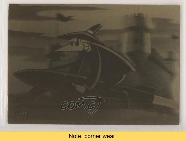1992-93 Lime Rock Spy VS Spy Holograms Gold Black Spy on Rocket #3 READ 2rz
