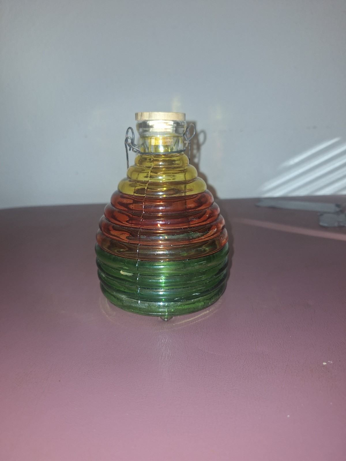 Vintage Glass Bee Hive Trap, Honey-bees, Wasp, Insect Catcher Trap.