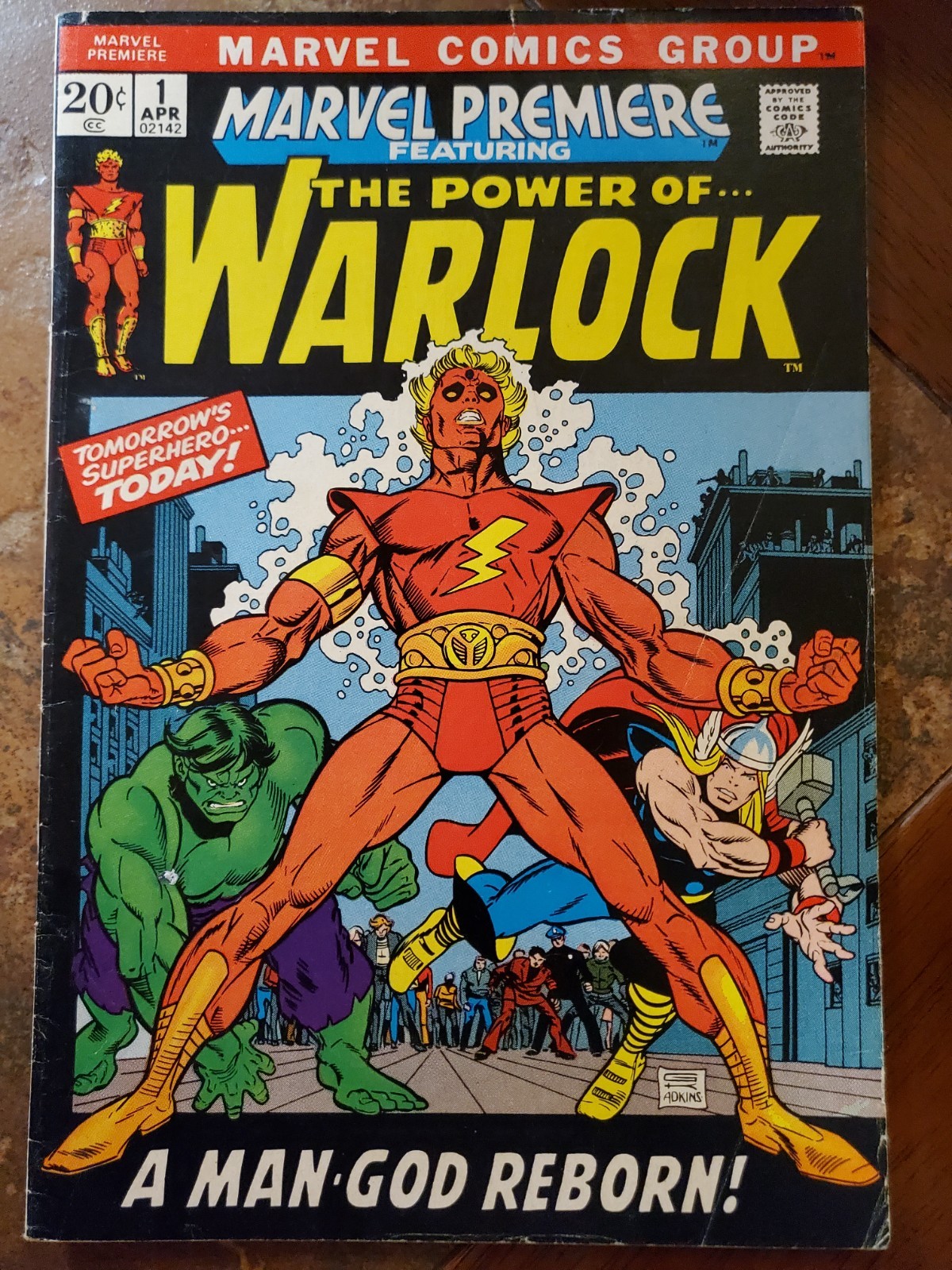 Marvel Comics Marvel Premiere #1 (Apr 1972) Bronze Age Warlock Roy Thomas