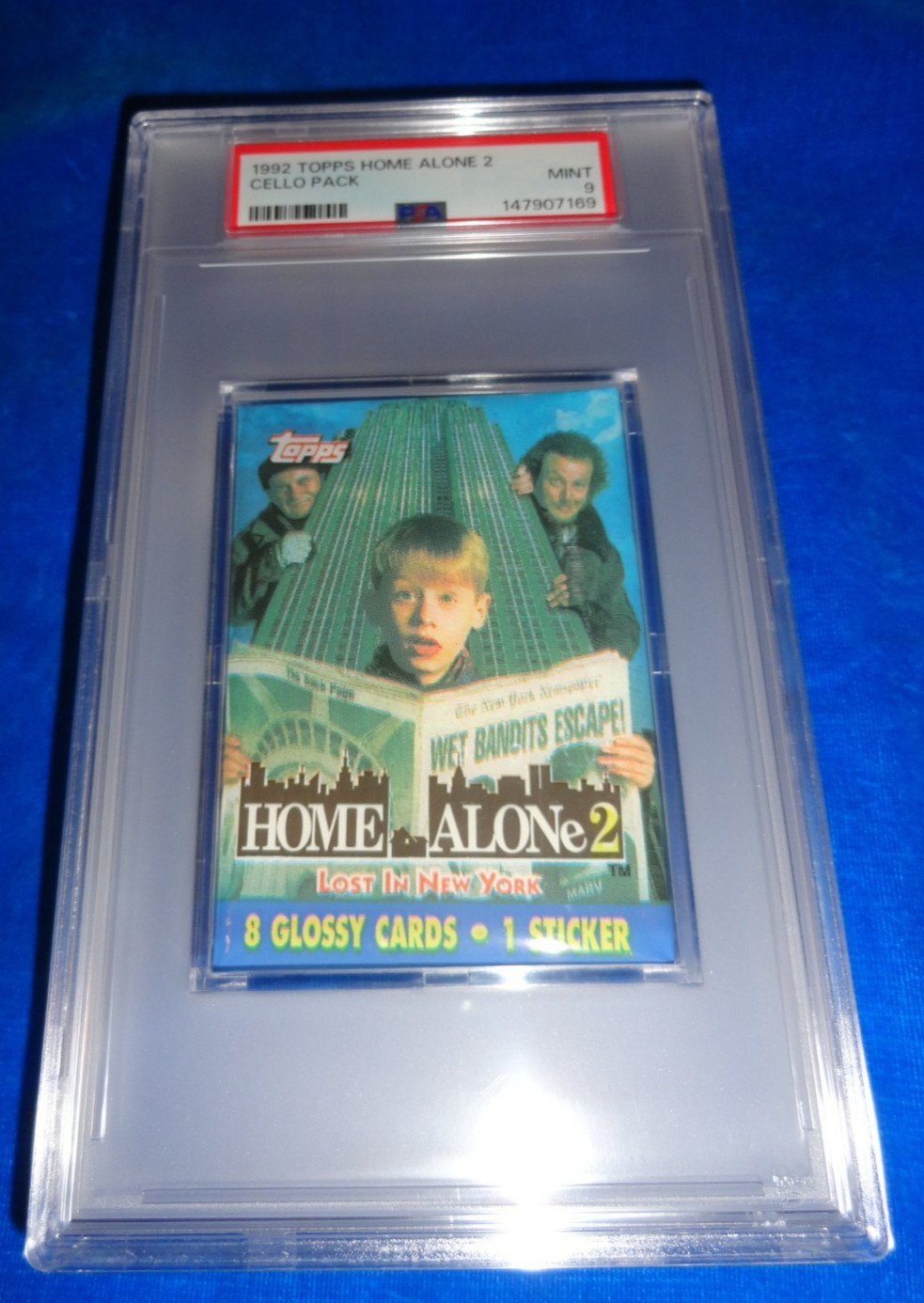 1992 Topps Home Alone 2 Cello Pack  PSA 10 Gem Mint POP 3 only 2 Higher