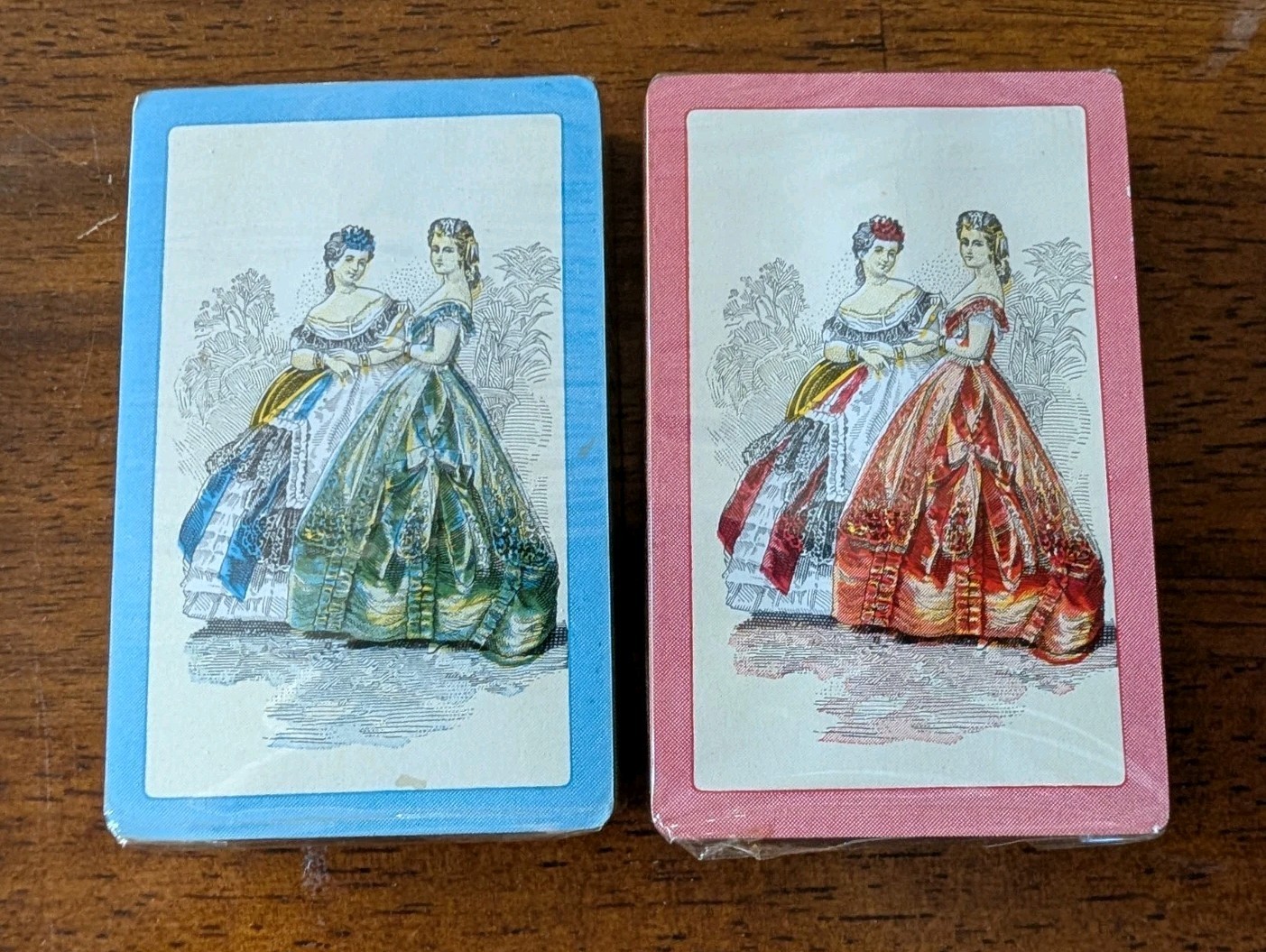 Codey's Lady's Book 1869 Vintage SEALED Playing Cards Two Decks Complete In Box