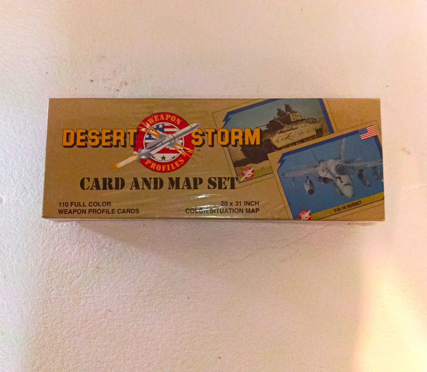 Andrews McMeel Desert Storm Card & Map Set 110 Non-Sport Trading Cards 1991