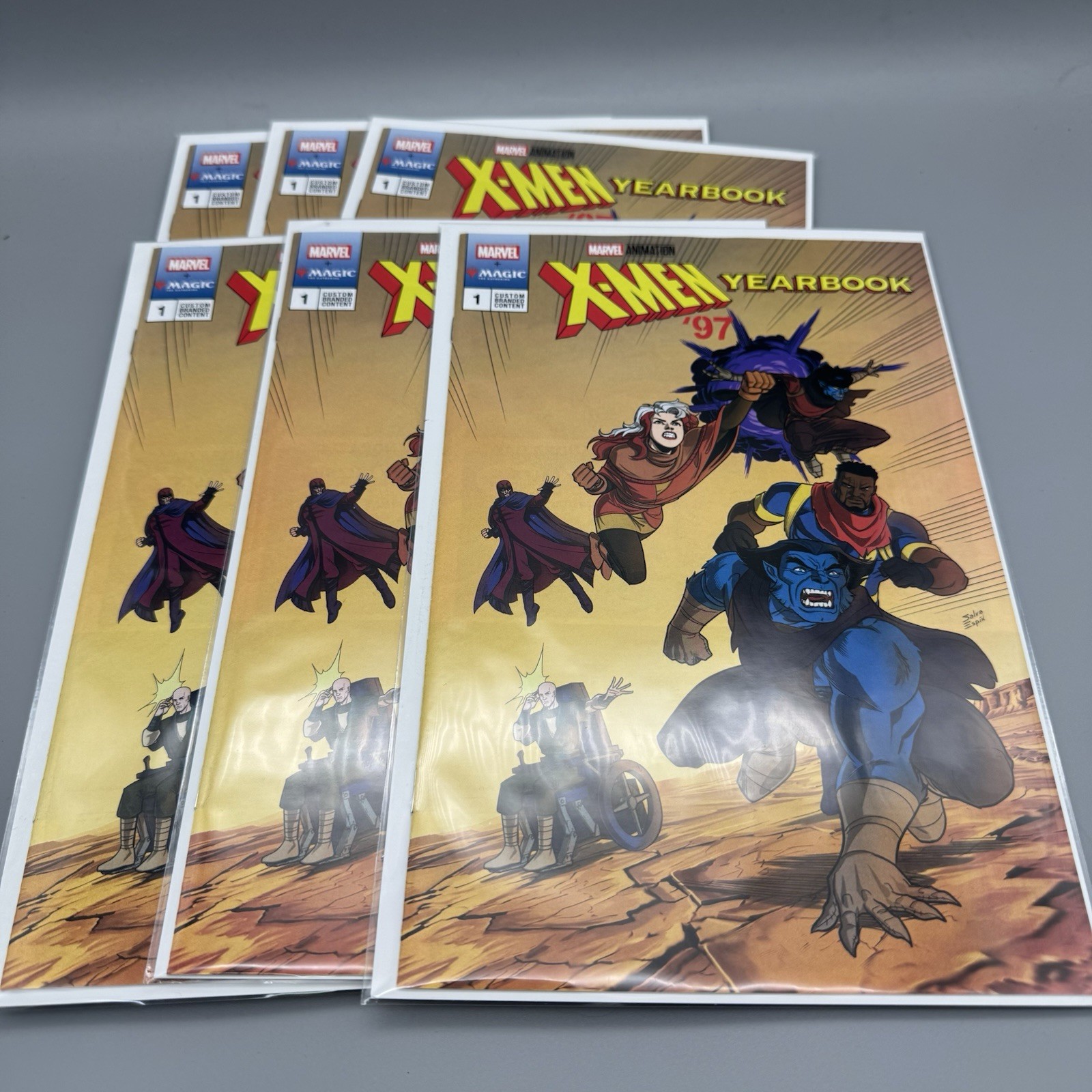 Lot 6 SDCC 2026 MTG Marvel X-Men ‘97 Yearbook #1 Magic The Gathering Promo Comic