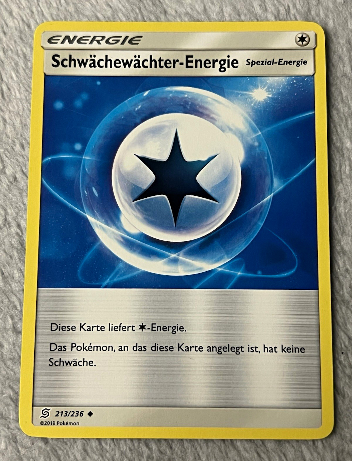 Pokemon TCG Weaknessguard Energy 213/236 German Special 2019