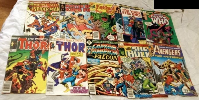 Mixed LOT OF 200 ALL Marvel DC ++ Comic Book Lot most comics Bronze to Copper