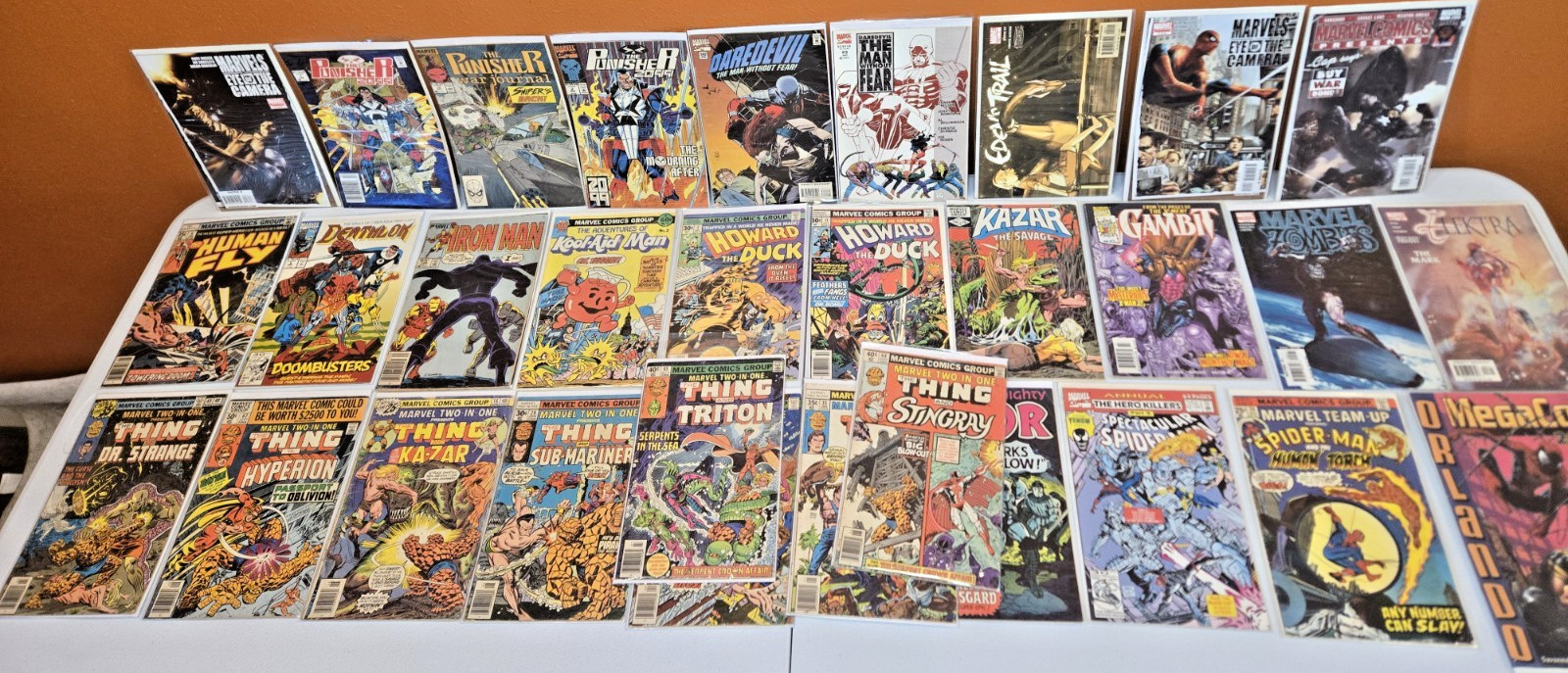 Large 30 COMICS BOOK LOT-MARVEL Plus MegaCon 2004 Program