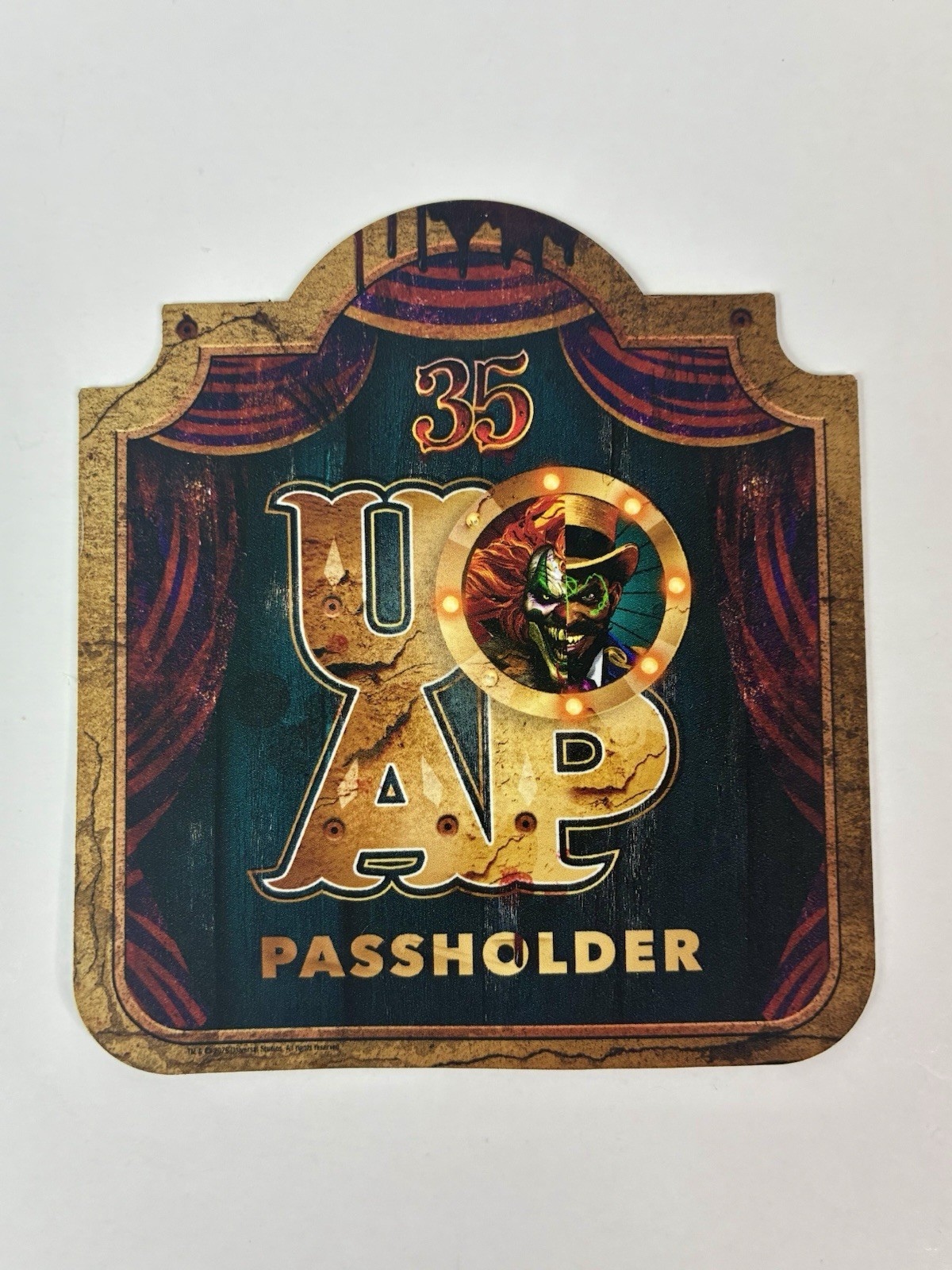 Universal Halloween Horror Nights HHN UOAP Passholder 35th Anniversary Magnet